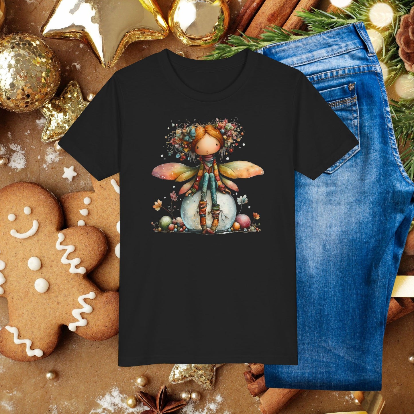 Kids Fairy Girl Tee — Whimsical Woodland Fairy T-Shirt