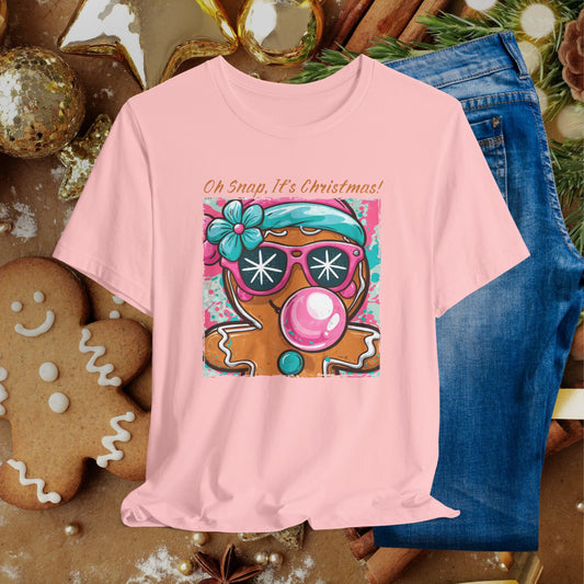 Oh Snap It’s Christmas! Gingerbread Girl Graphic Tee