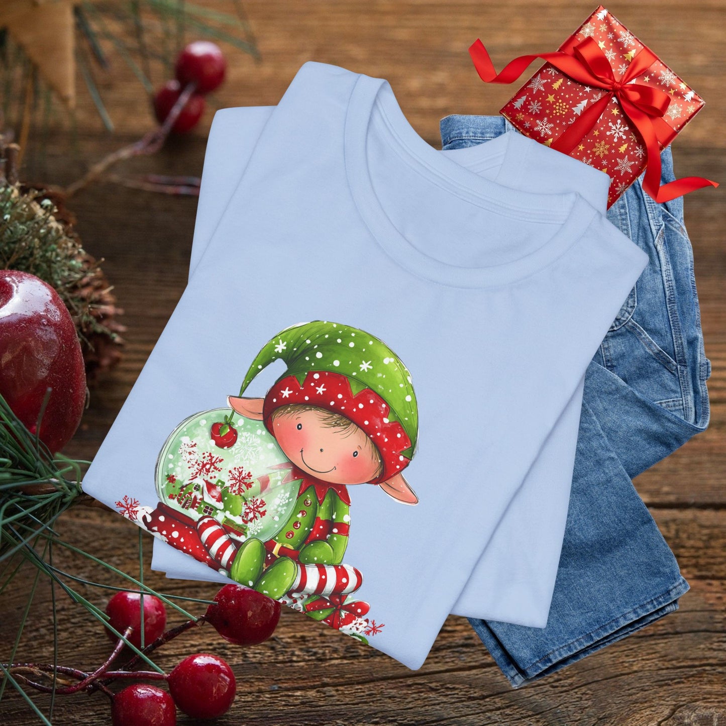 Elf-Made Magic Tee — Cute Christmas Elf Kids' Holiday T-Shirt