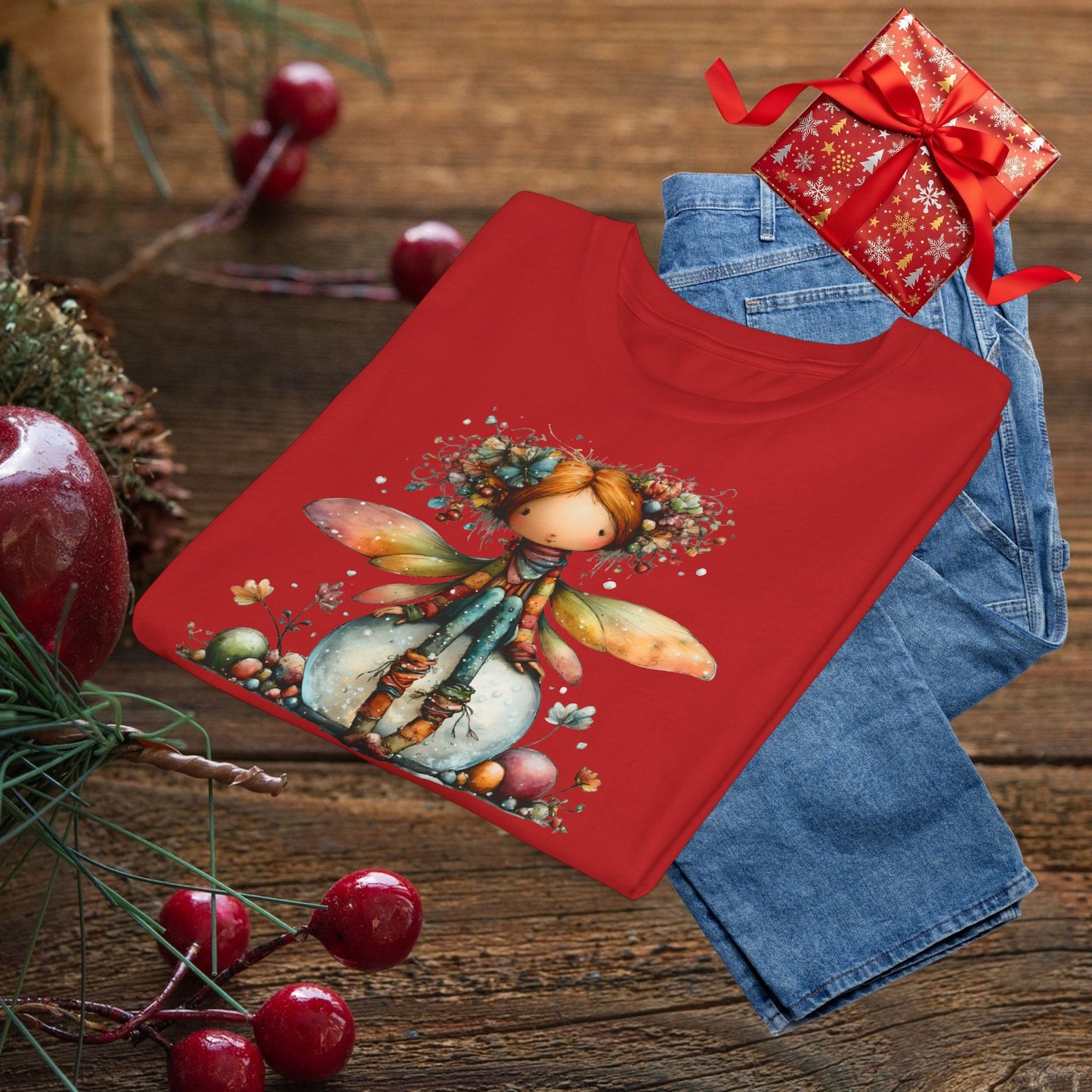 Kids Fairy Girl Tee — Whimsical Woodland Fairy T-Shirt