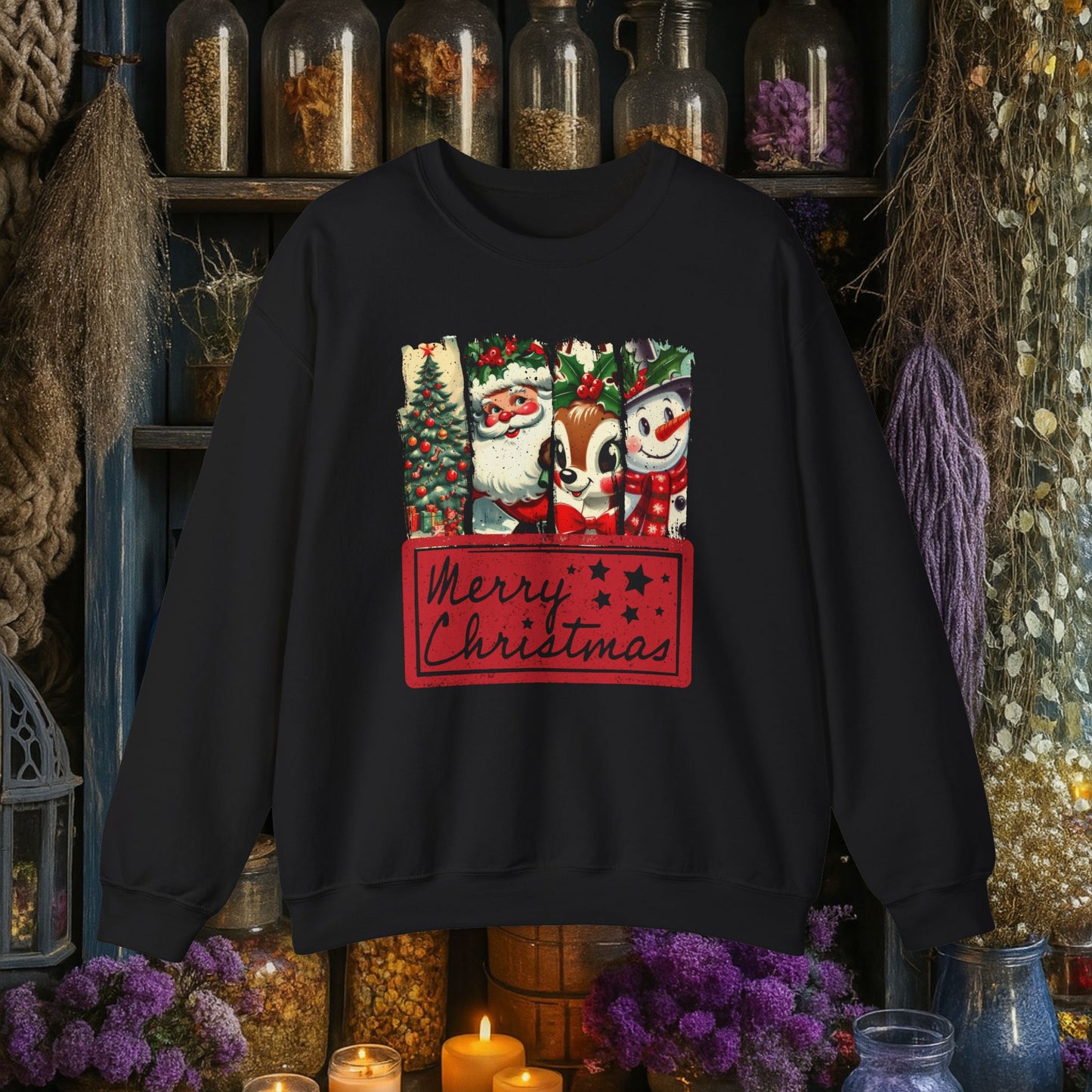 Vintage Merry Christmas Sweatshirt