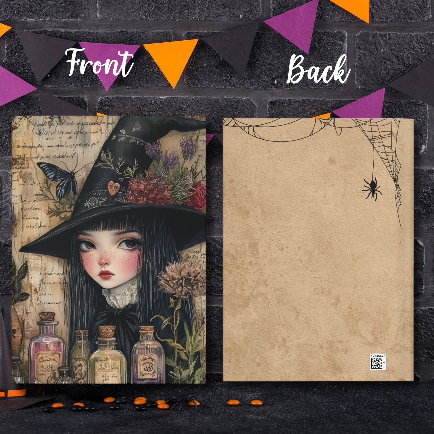 Gothic Witch Journal -  Hardcover Journal Matte