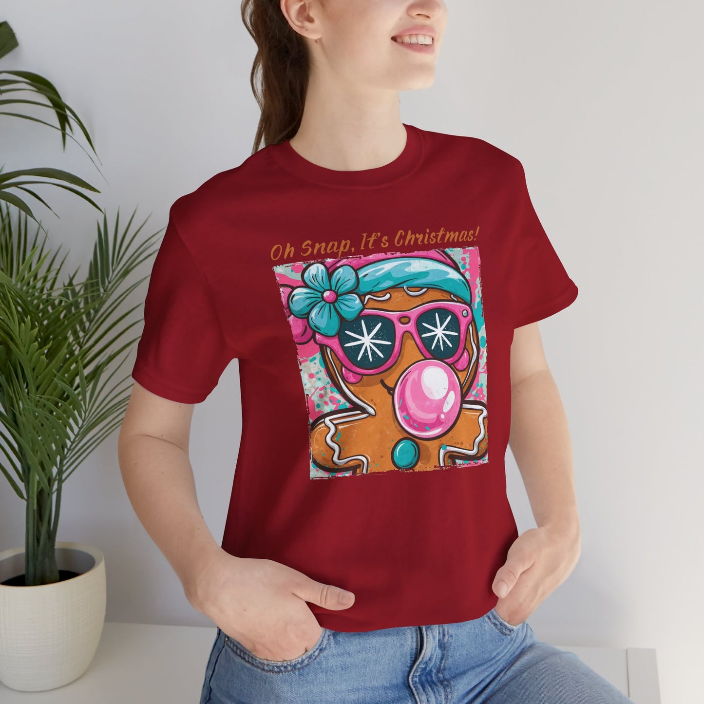 Oh Snap It’s Christmas! Gingerbread Girl Graphic Tee