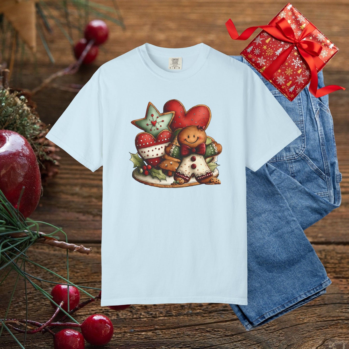 Christmas Gingerbread Cookie Crew T-Shirt