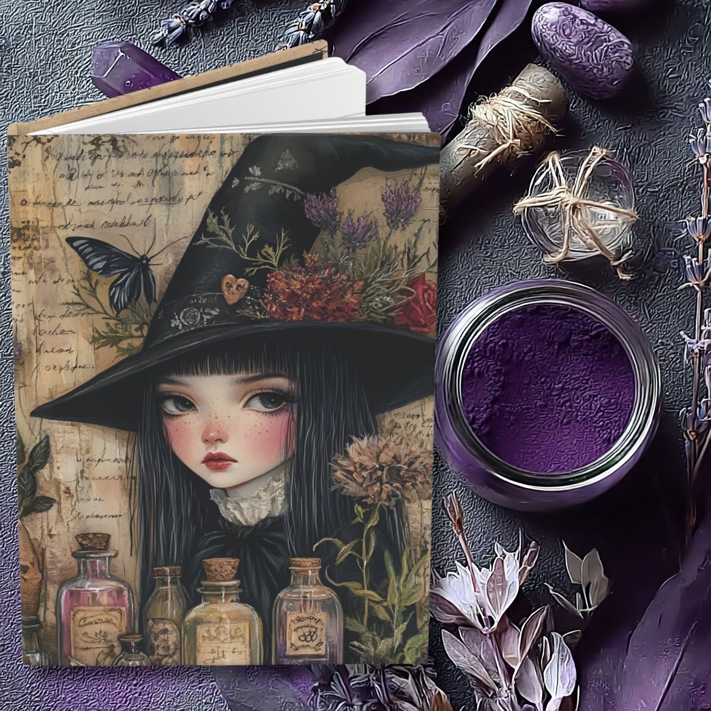 Gothic Witch Journal -  Hardcover Journal Matte