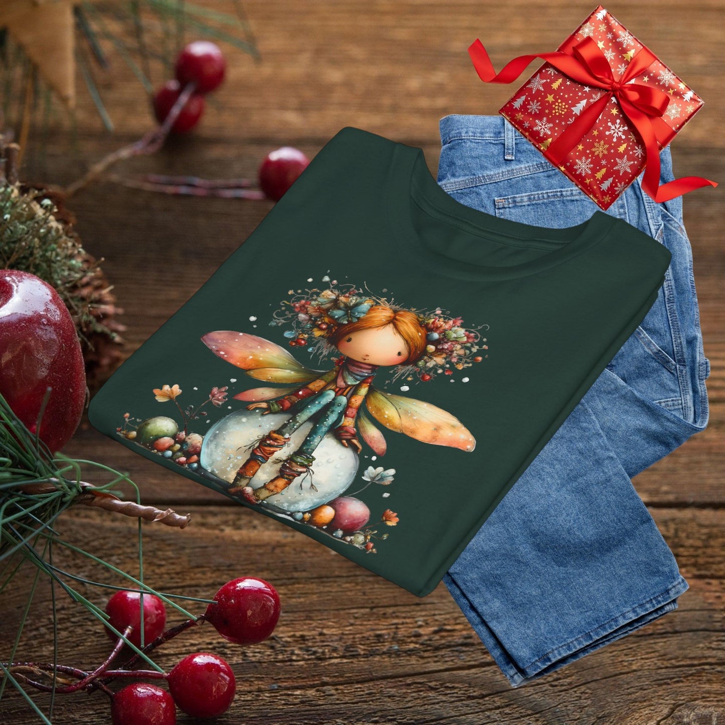 Kids Fairy Girl Tee — Whimsical Woodland Fairy T-Shirt