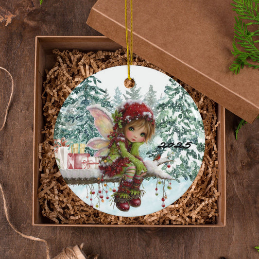 Christmas Fairy Ornament 2025 – Whimsical Holiday Keepsake