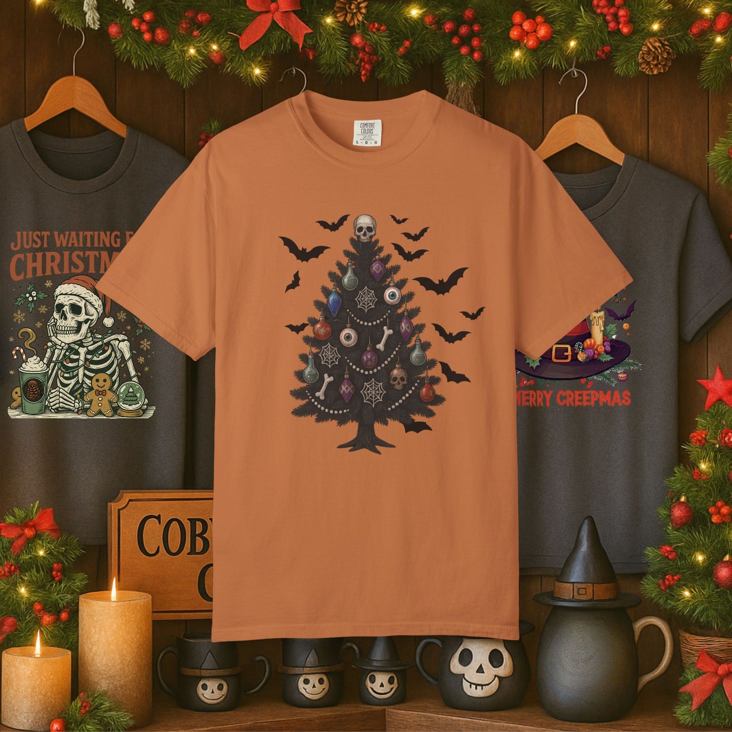 Gothic Christmas Tree T-shirt