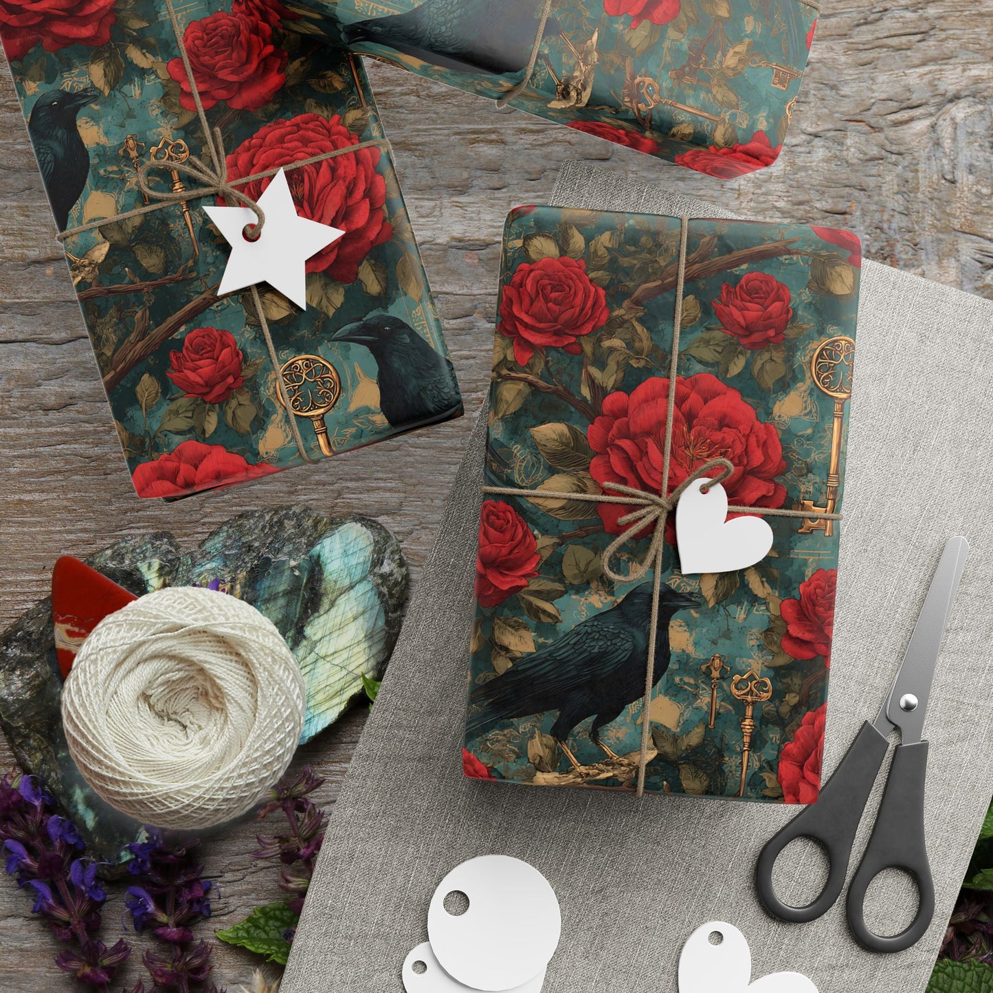 Enchanted Raven Gift Wrap