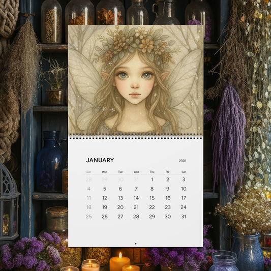 2026 Wall Calendar - Fairy Dust Tee Shop Calendar