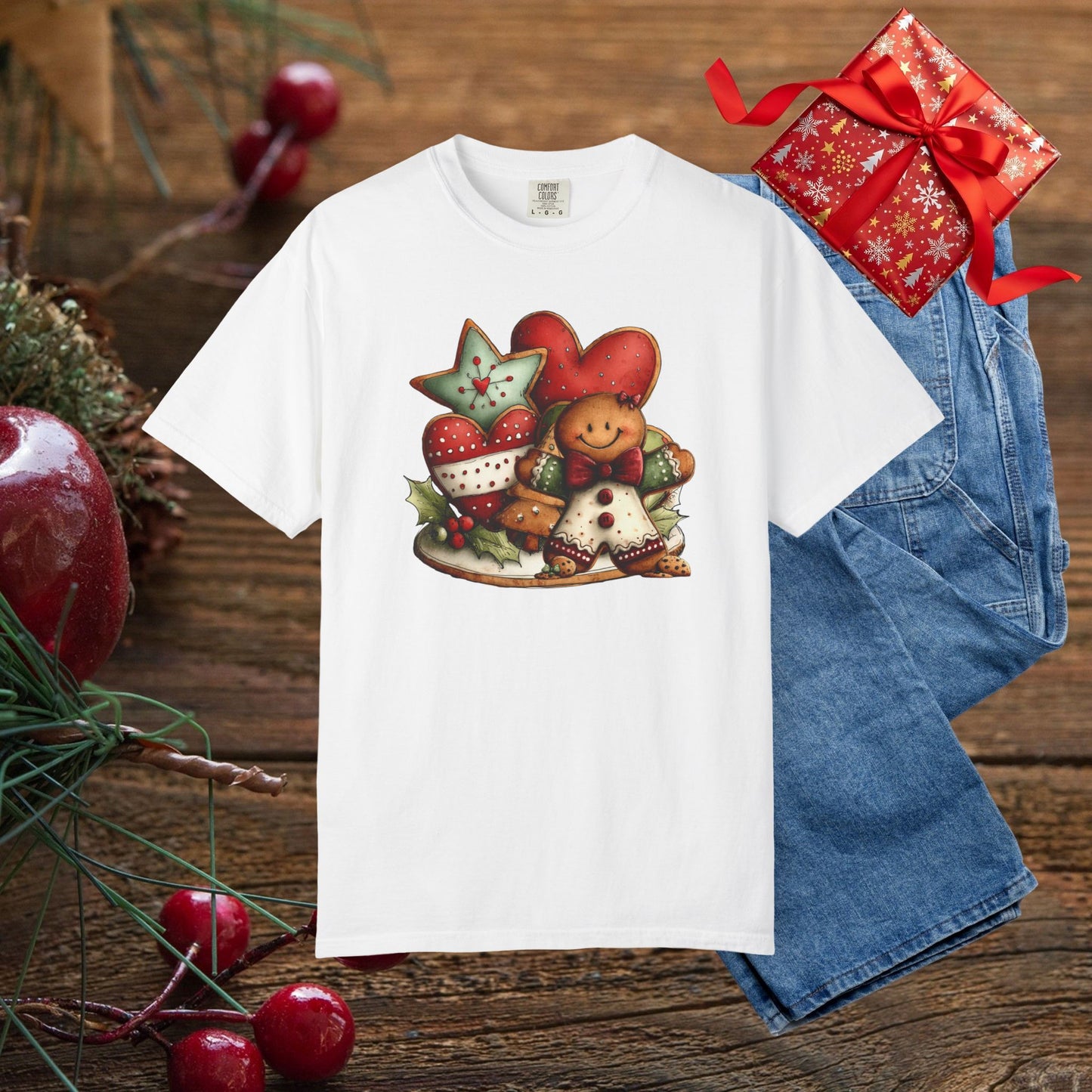 Christmas Gingerbread Cookie Crew T-Shirt