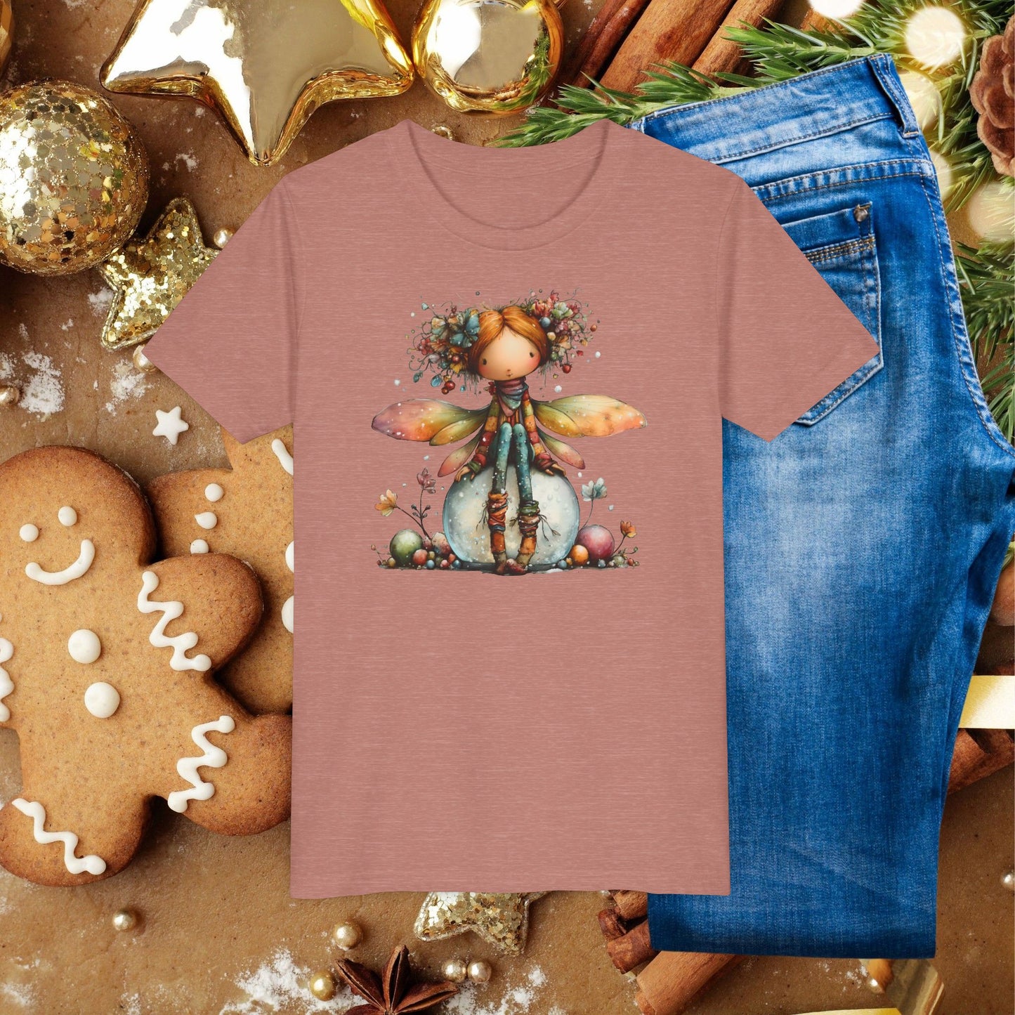 Kids Fairy Girl Tee — Whimsical Woodland Fairy T-Shirt