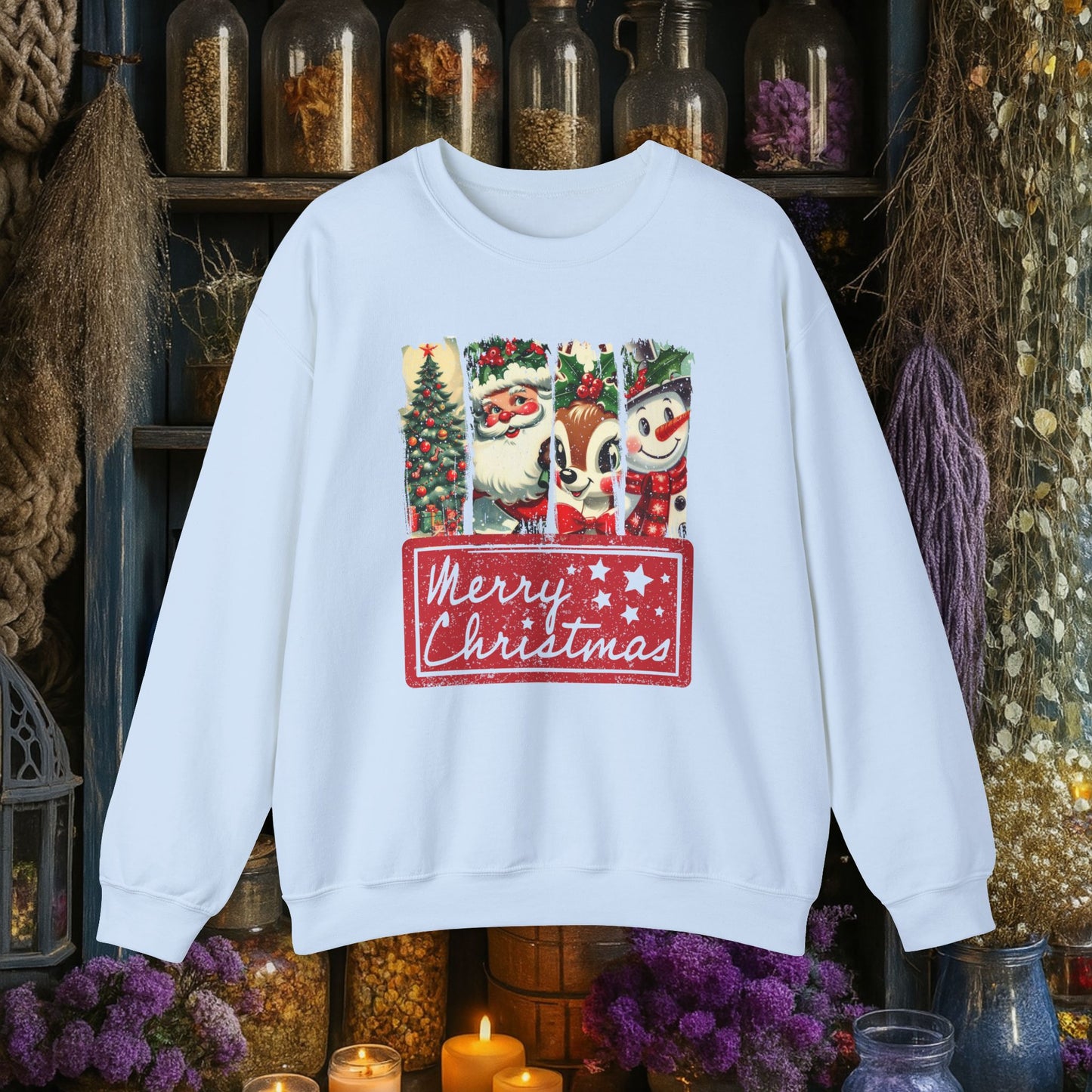 Vintage Merry Christmas Sweatshirt
