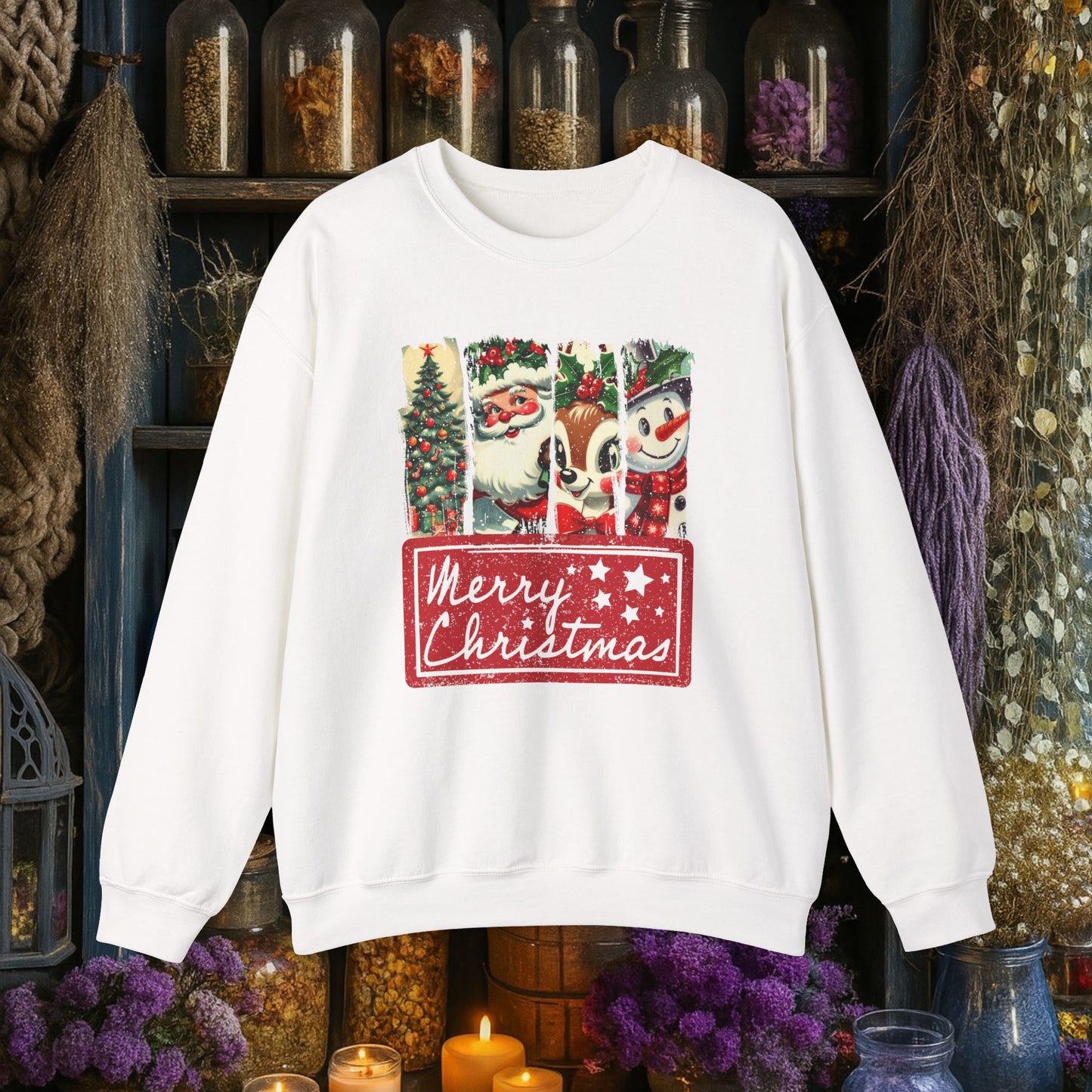 Vintage Merry Christmas Sweatshirt