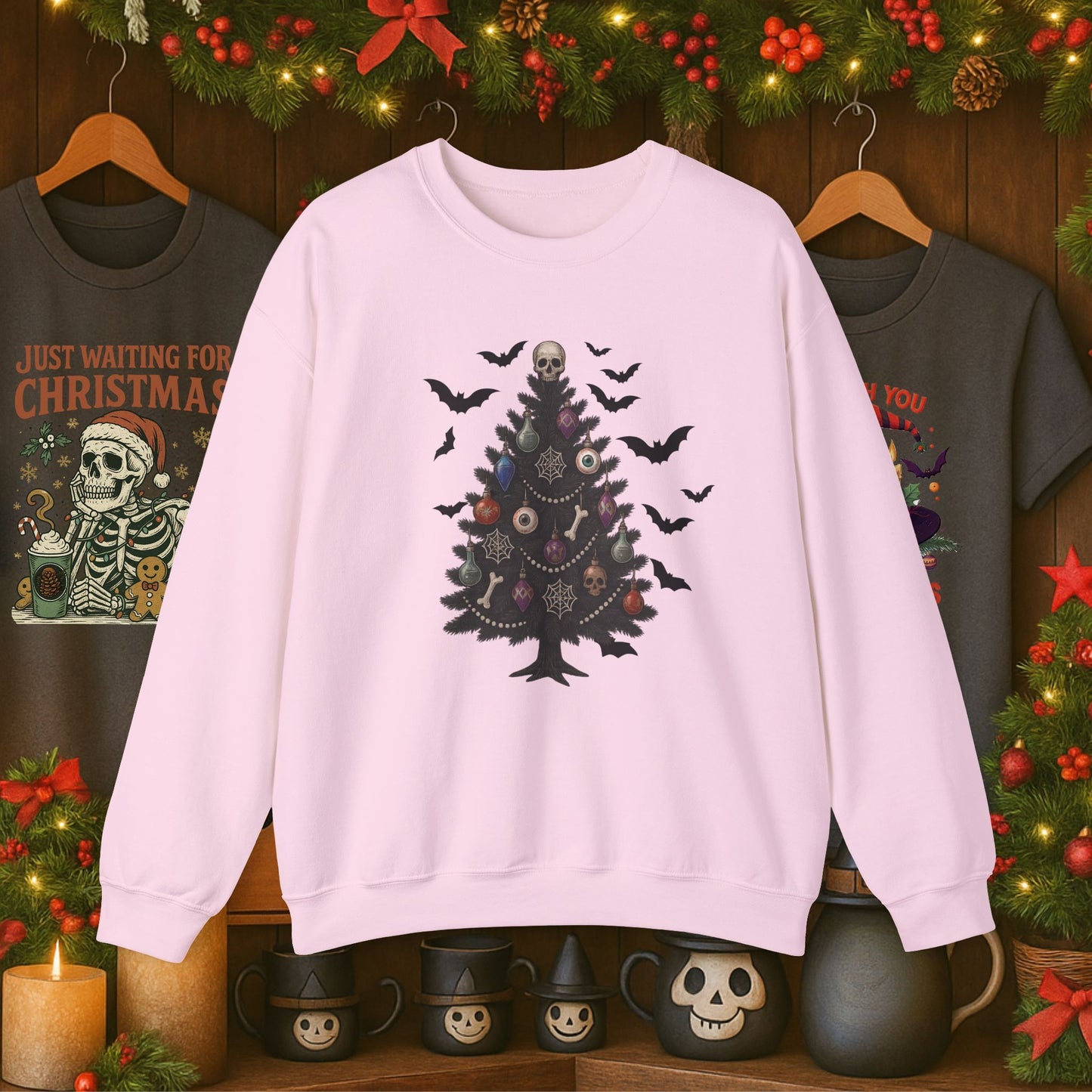 Gothic Christmas Tree Sweatshirt