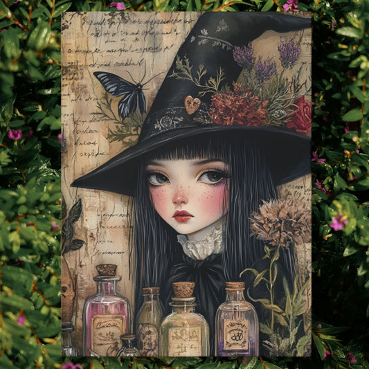 Gothic Witch Journal -  Hardcover Journal Matte