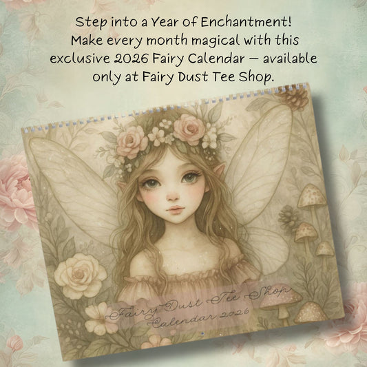 2026 Wall Calendar - Fairy Dust Tee Shop Calendar