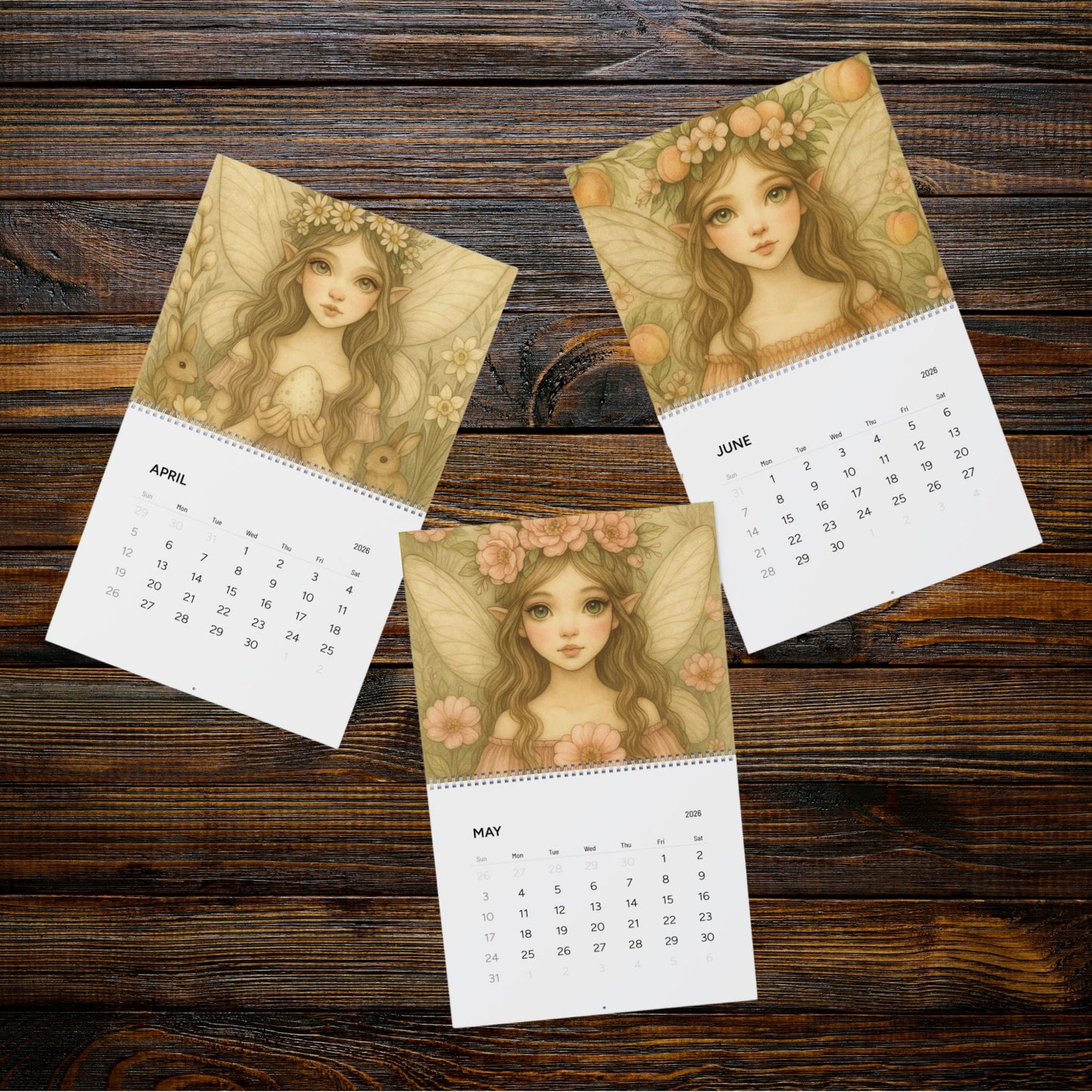 2026 Wall Calendar - Fairy Dust Tee Shop Calendar