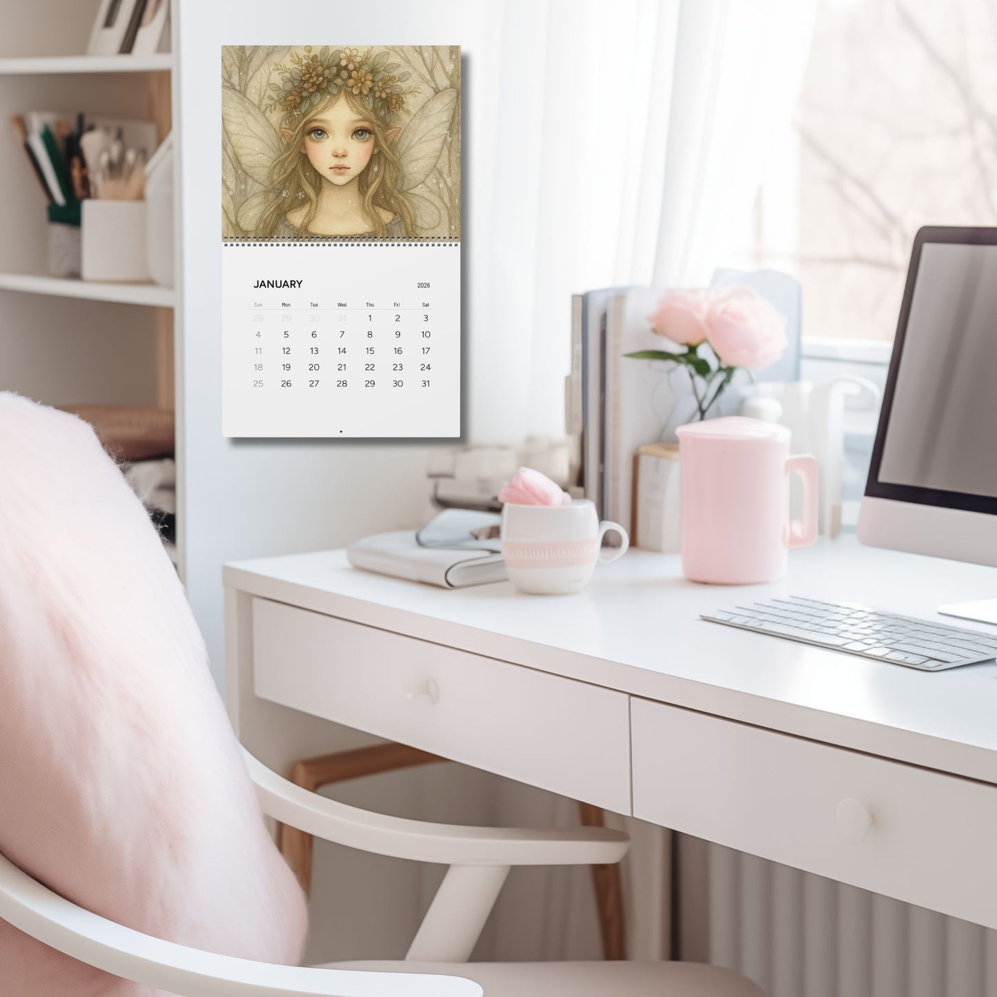 2026 Wall Calendar - Fairy Dust Tee Shop Calendar