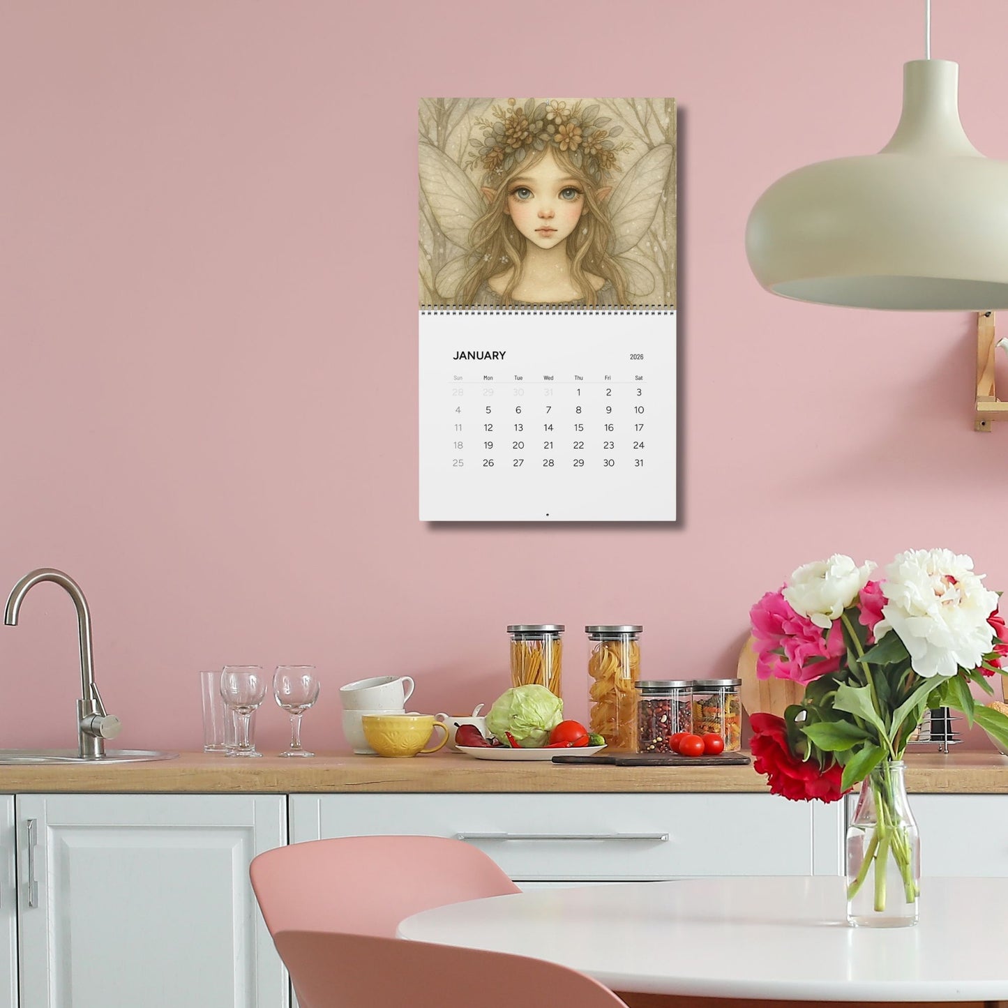 2026 Wall Calendar - Fairy Dust Tee Shop Calendar