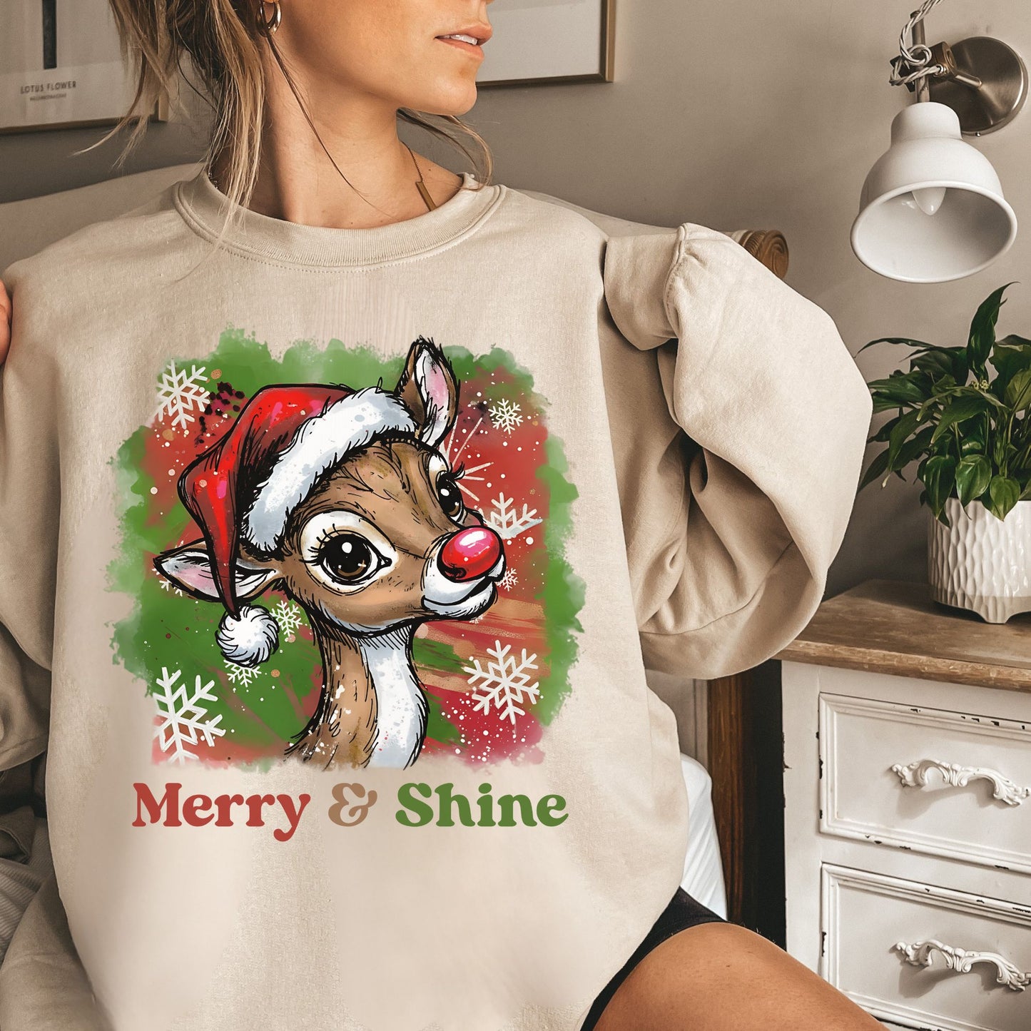 Christmas Reindeer Sweatshirt
