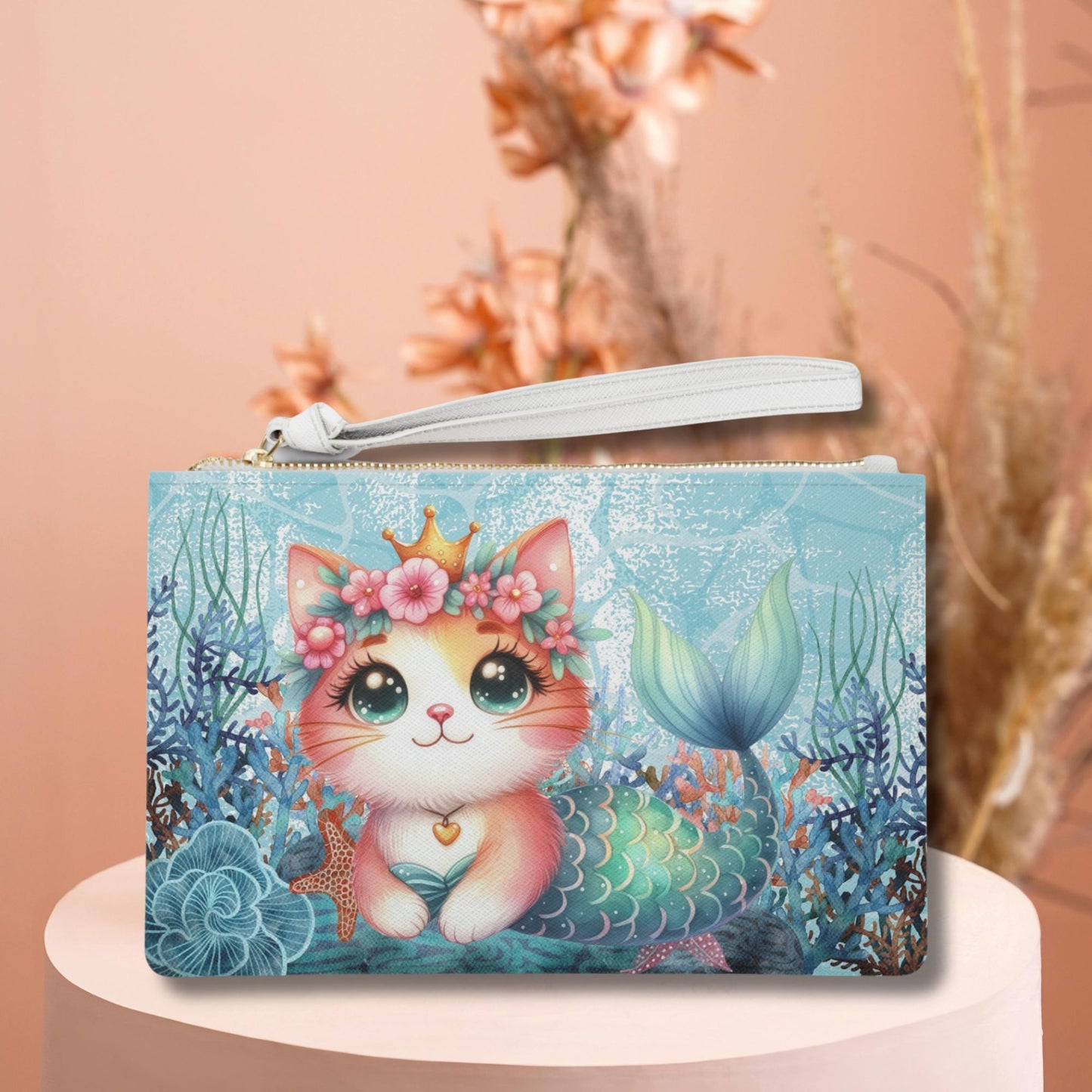 Mermaid Cat Makeup Bag