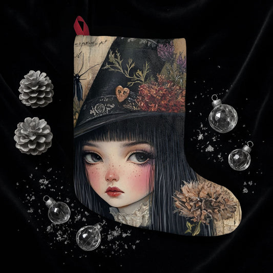 Gothic Girl Witch Stocking