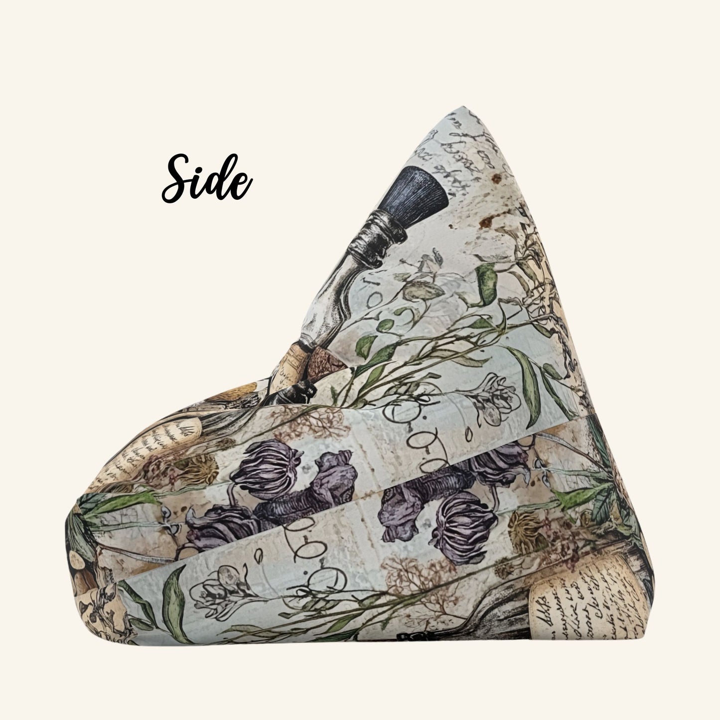 Apothecary Bean Bag Cover – Witchcore & Fairycore Home Decor