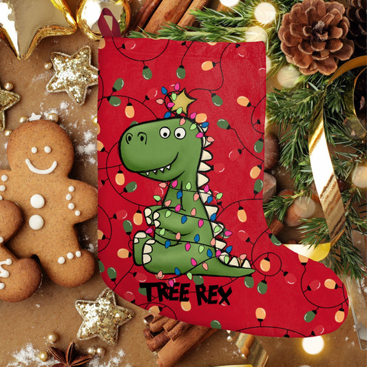 Christmas Stockings, Tree Rex Stocking