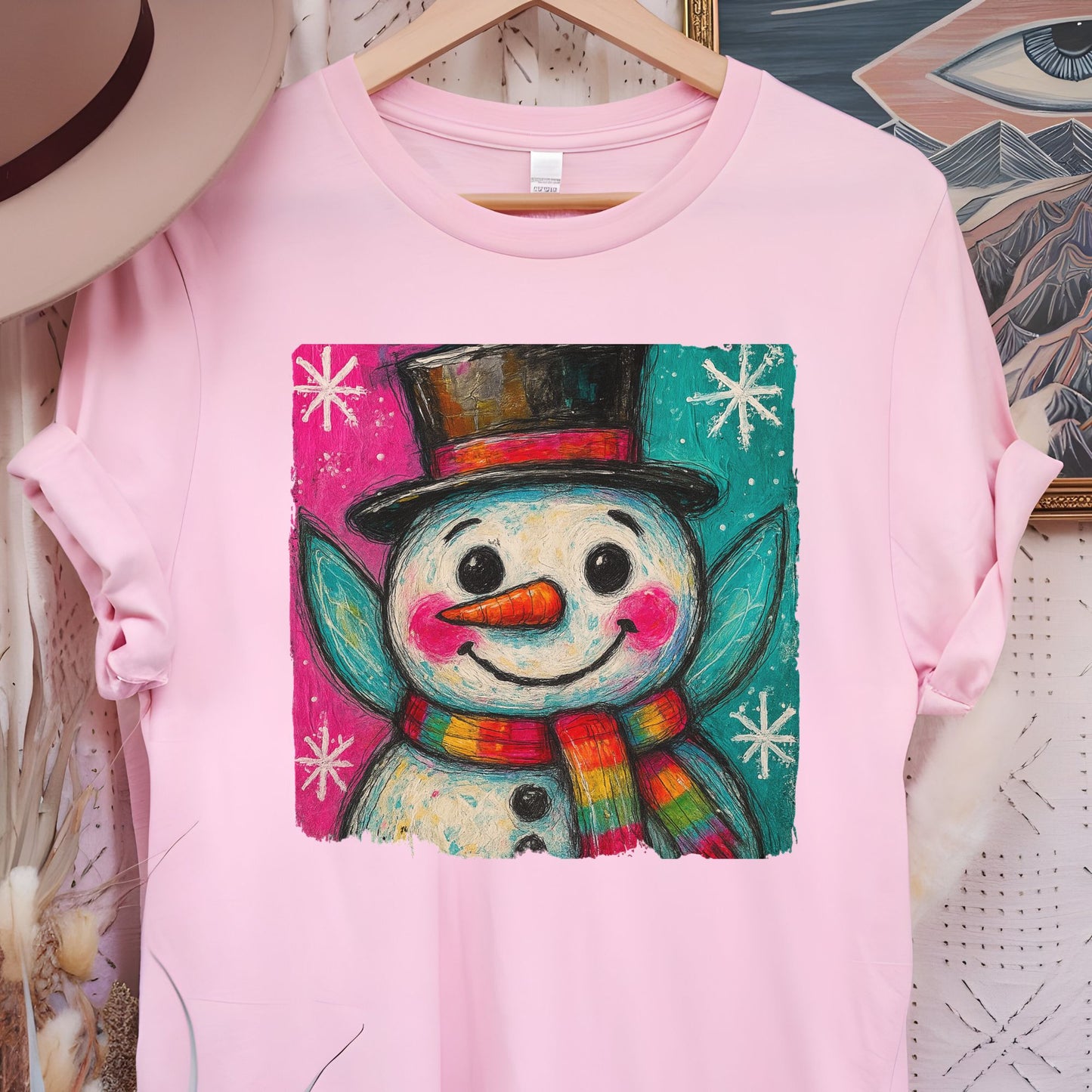 Snowman Holiday T‑Shirt — Cute Festive Snowman Graphic Tee