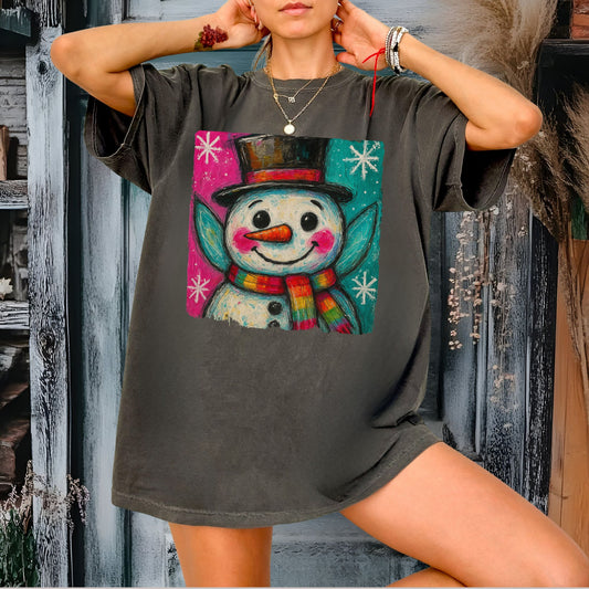Snowman Holiday T‑Shirt — Cute Festive Snowman Graphic Tee