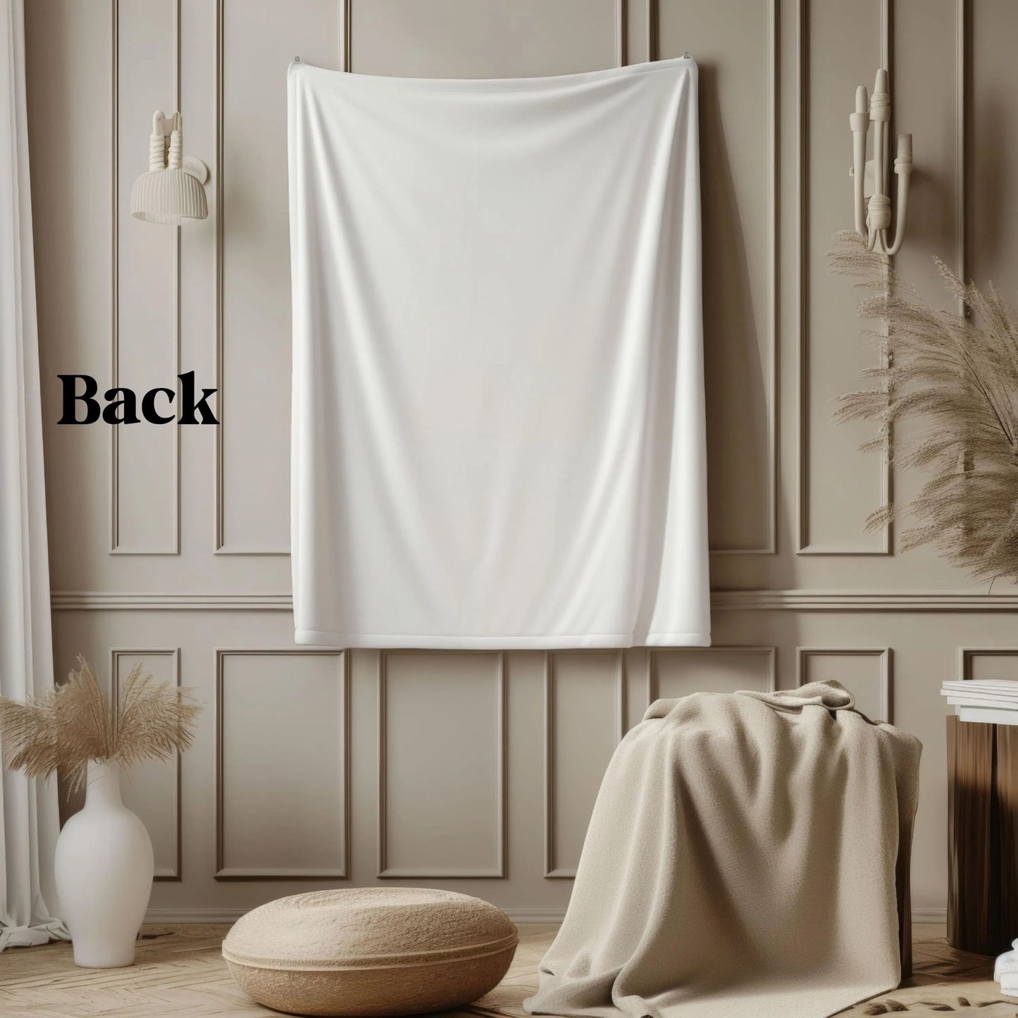 Cozy Christmas Village Blanket, Snowy Cottage Winter Throw