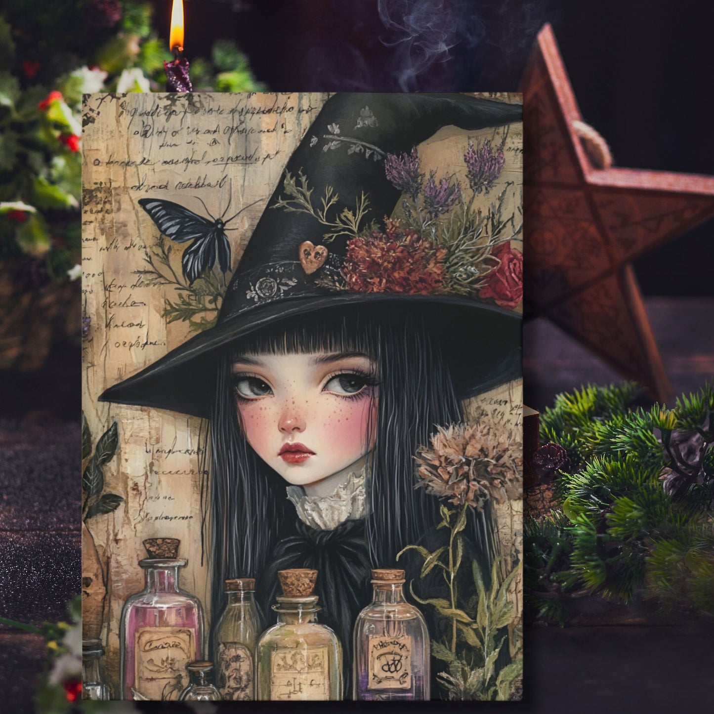 Gothic Witch Journal -  Hardcover Journal Matte