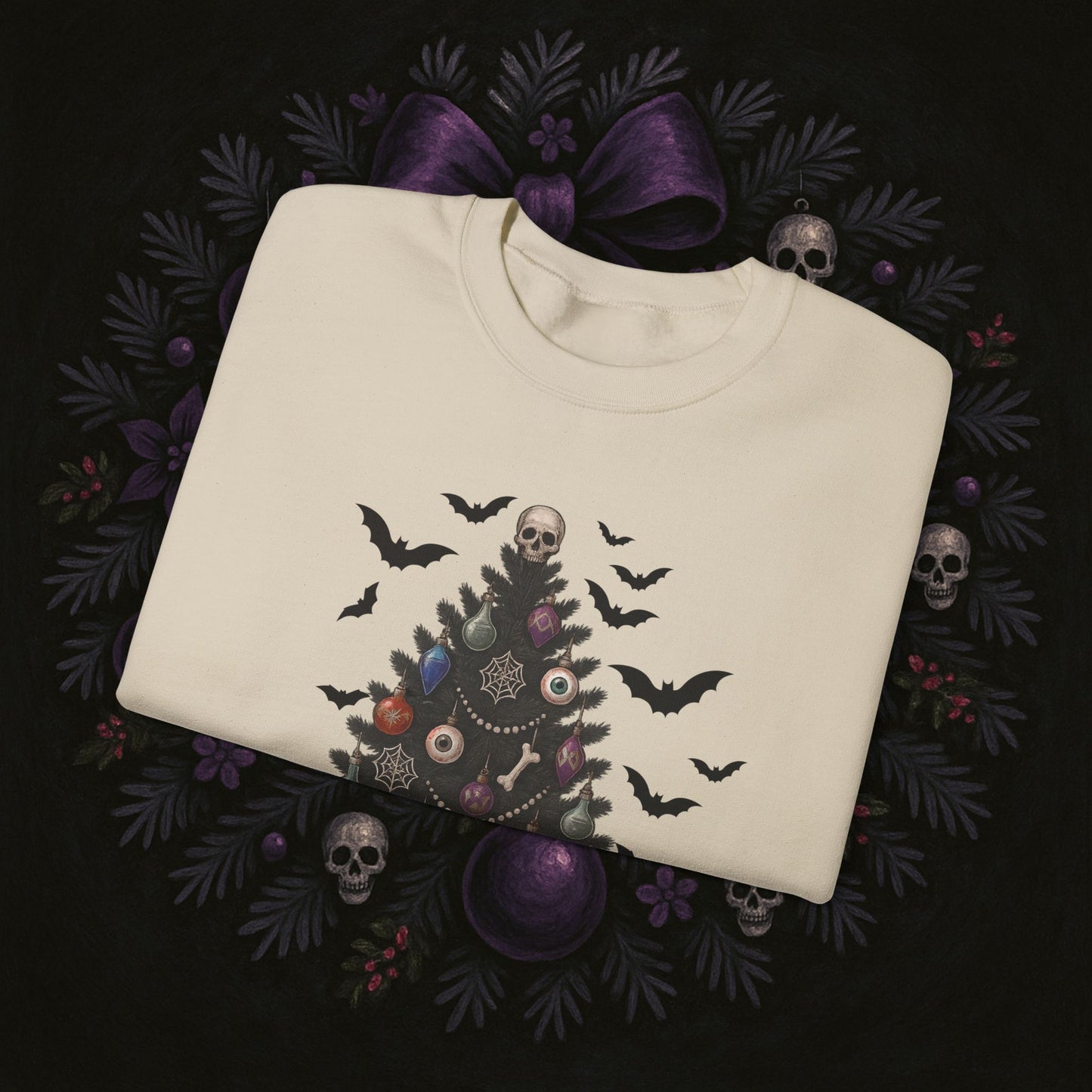 Gothic Christmas Tree Sweatshirt