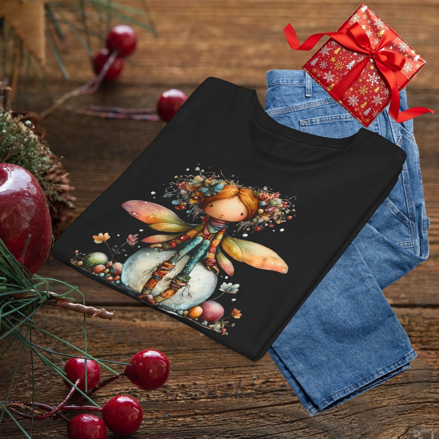 Kids Fairy Girl Tee — Whimsical Woodland Fairy T-Shirt