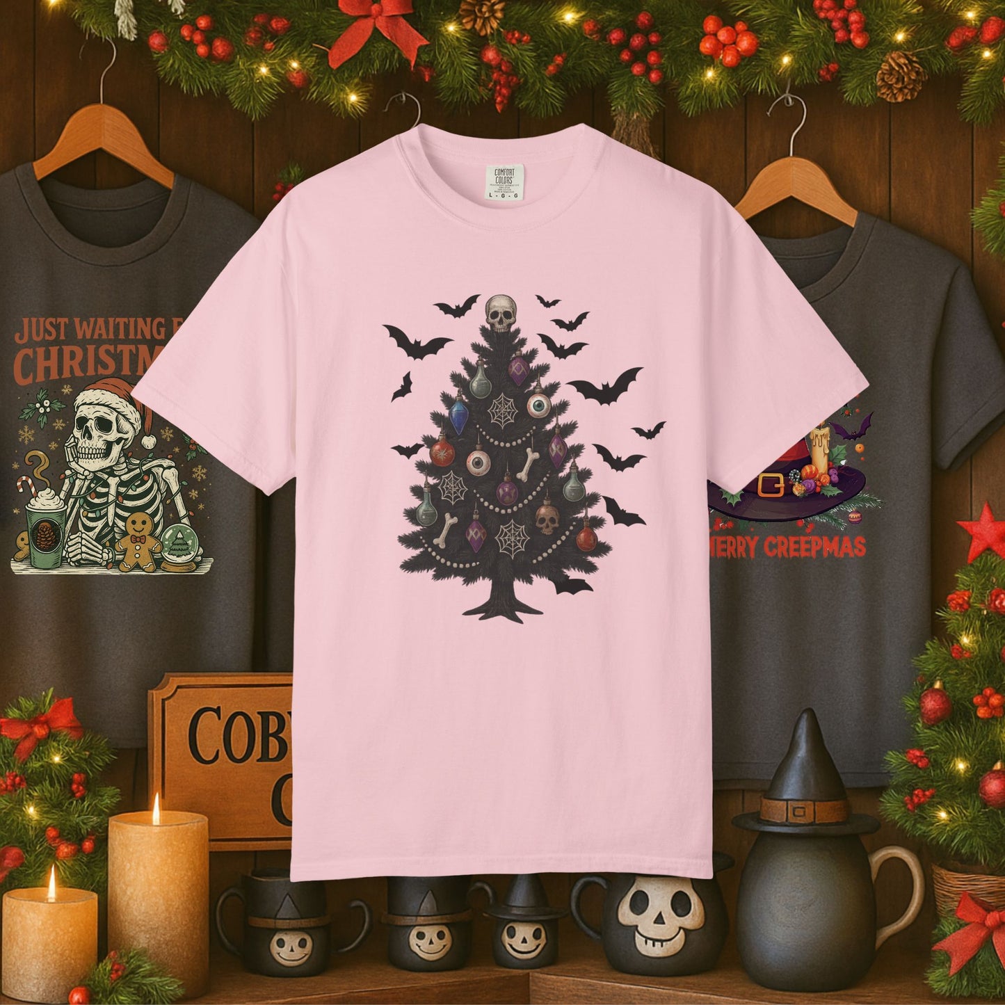 Gothic Christmas Tree T-shirt