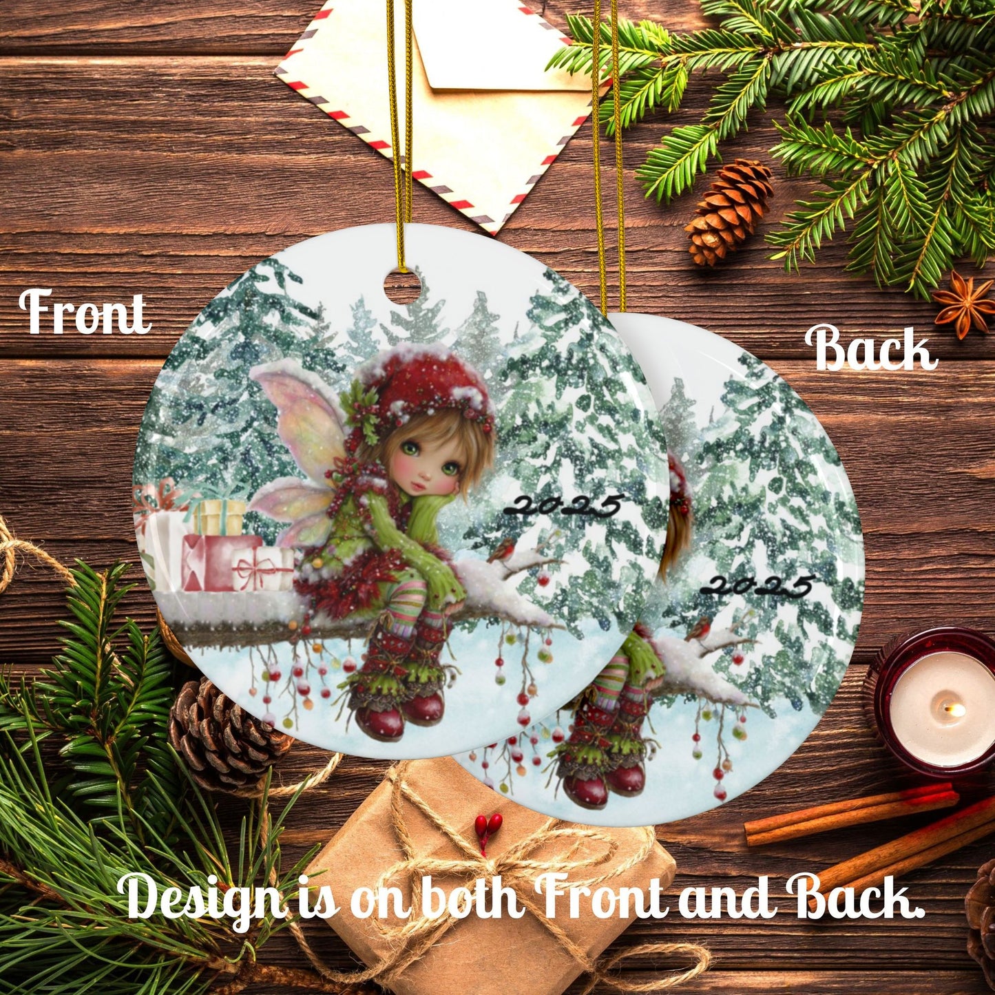 Christmas Fairy Ornament 2025 – Whimsical Holiday Keepsake