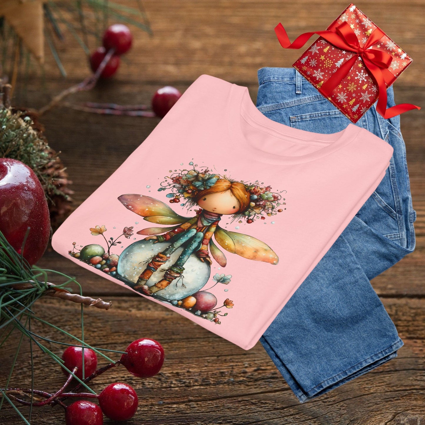 Kids Fairy Girl Tee — Whimsical Woodland Fairy T-Shirt