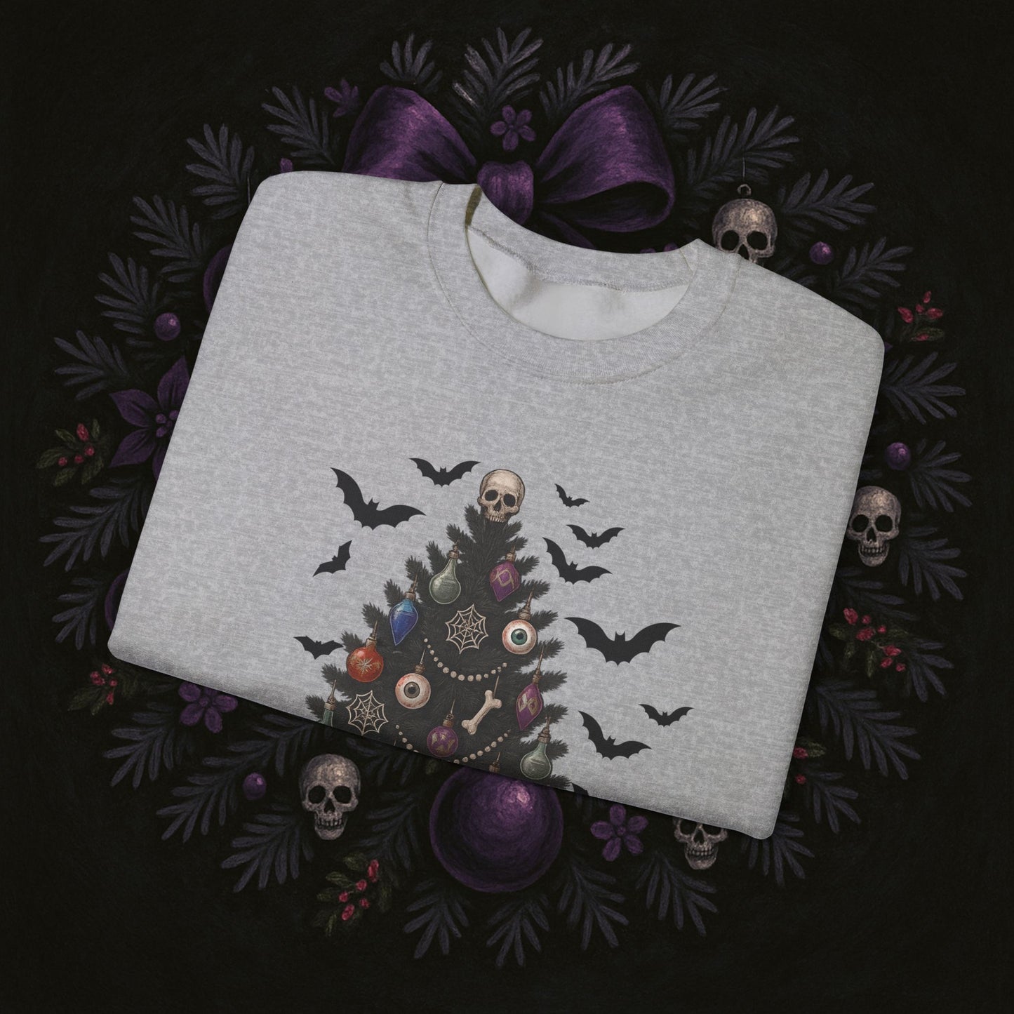 Gothic Christmas Tree Sweatshirt