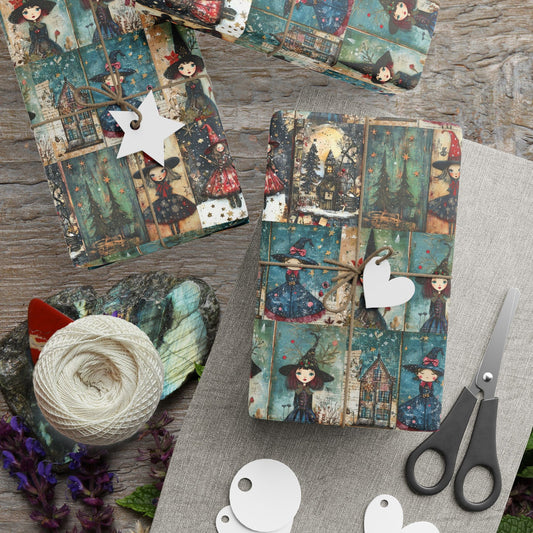 Witchy Christmas Gift Wrap