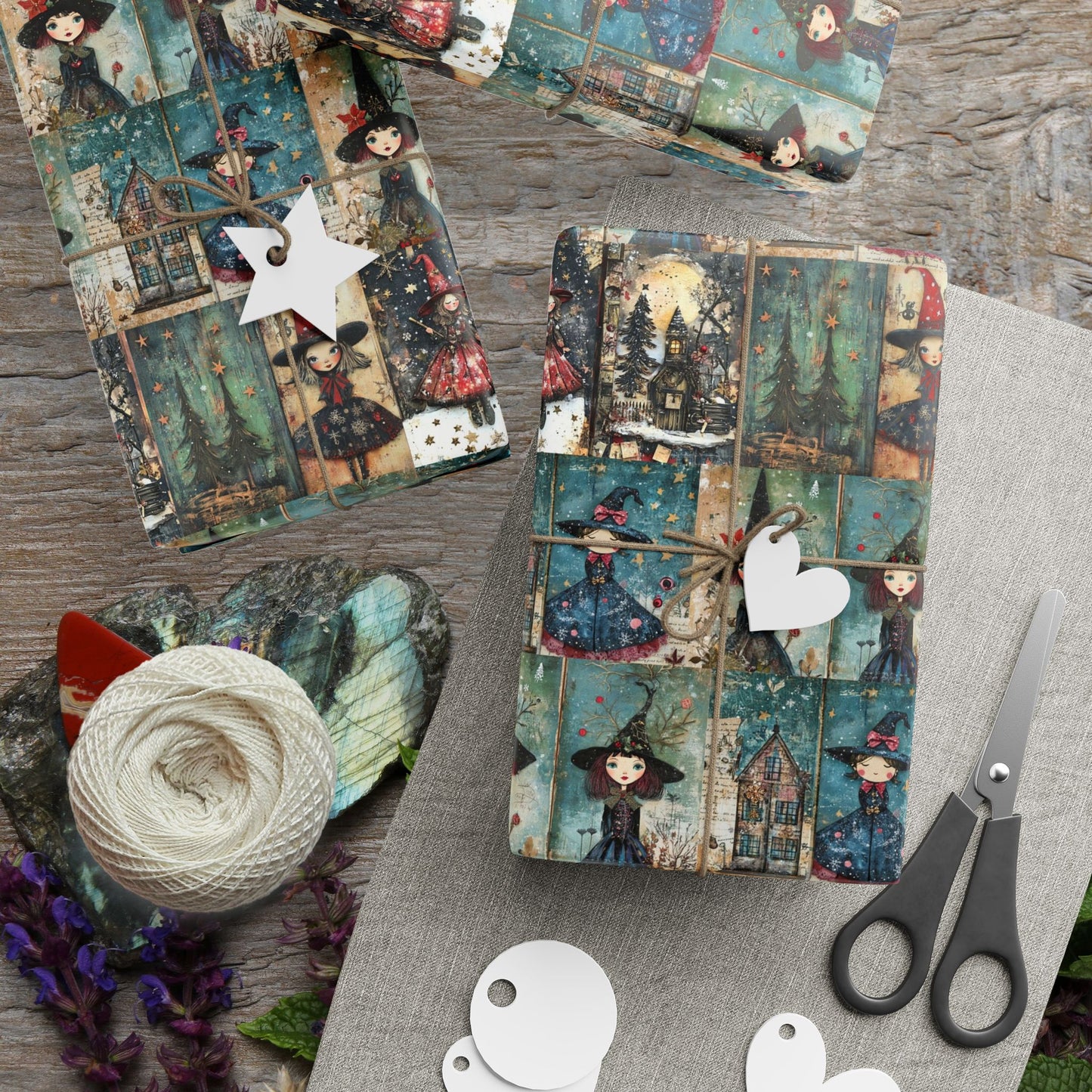 Witchy Christmas Gift Wrap