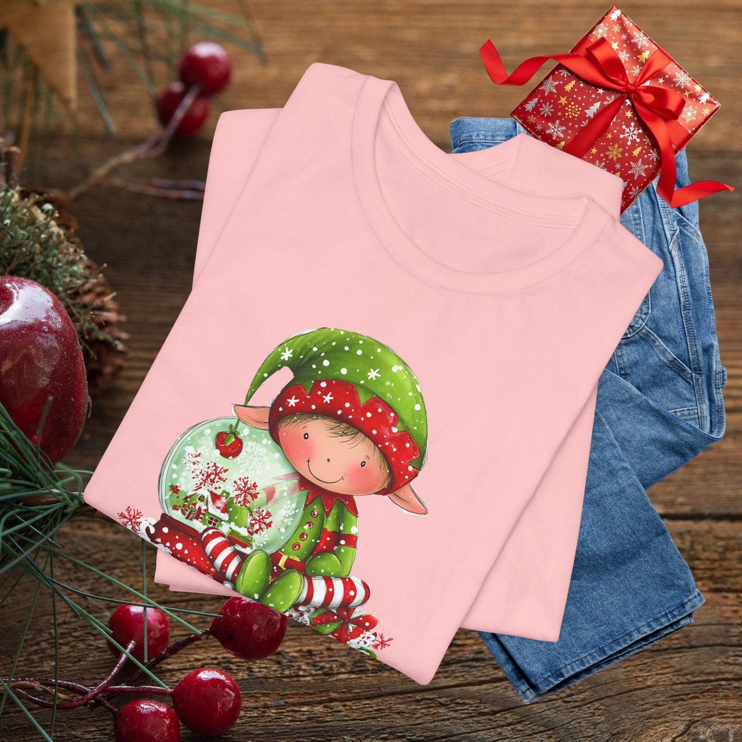 Elf-Made Magic Tee — Cute Christmas Elf Kids' Holiday T-Shirt