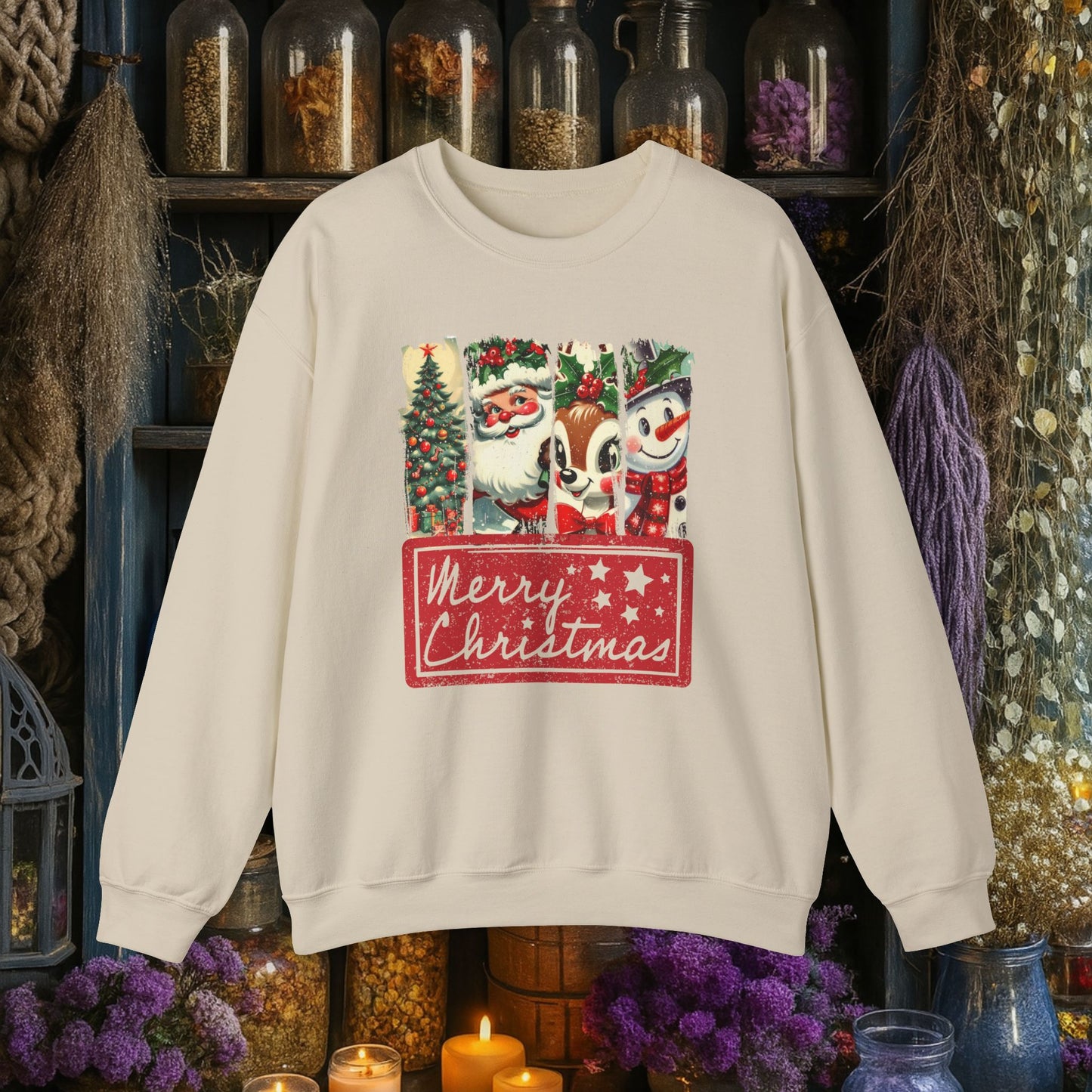 Vintage Merry Christmas Sweatshirt
