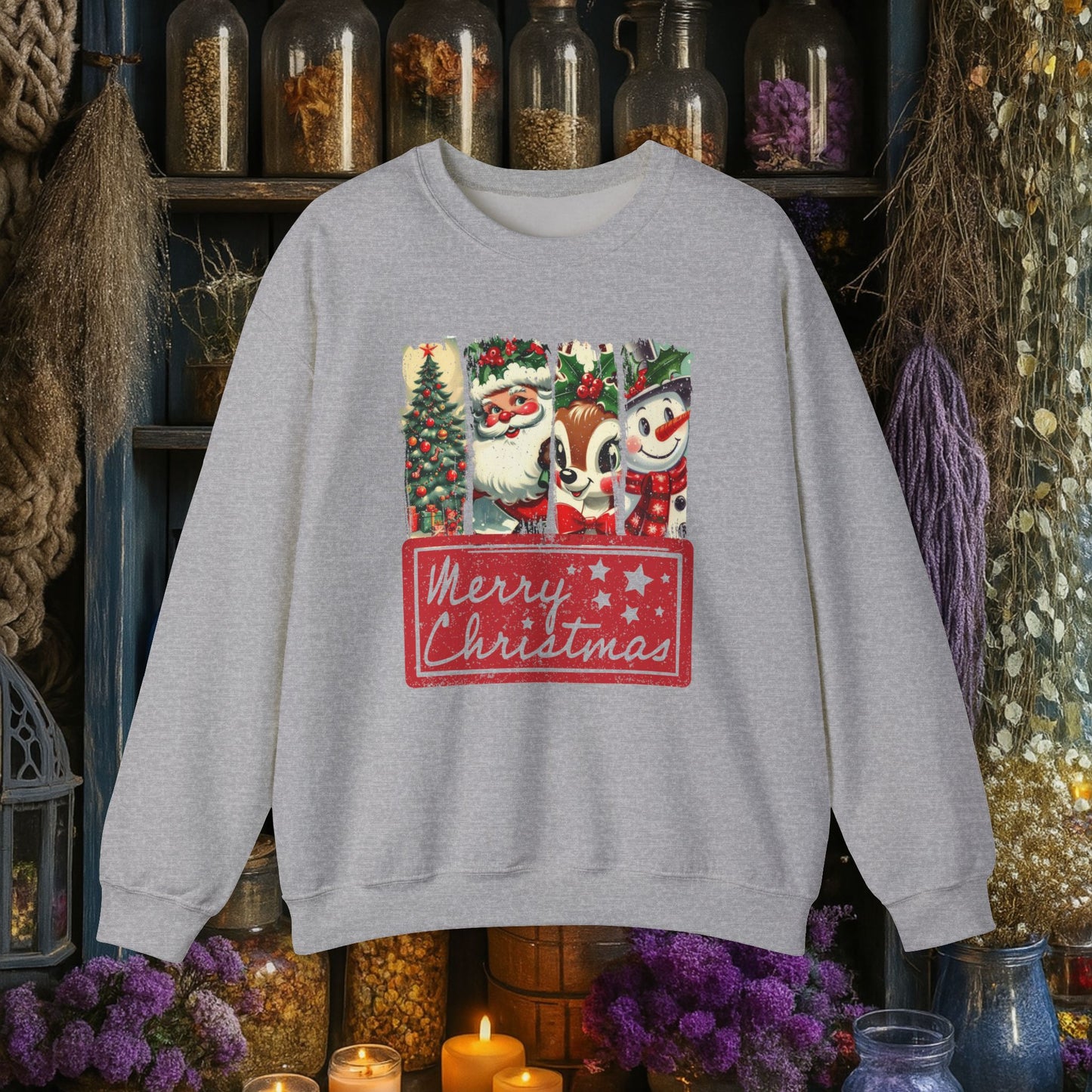 Vintage Merry Christmas Sweatshirt