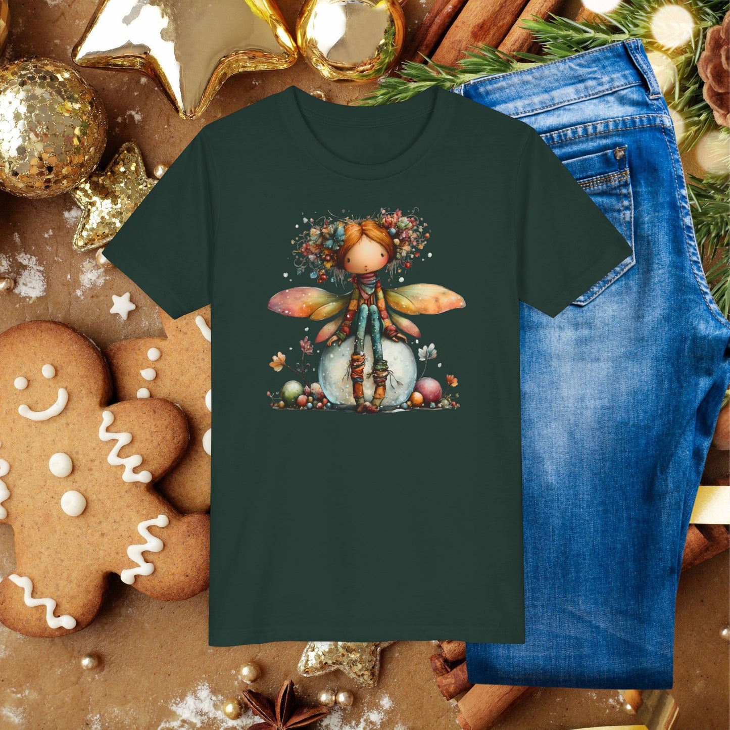 Kids Fairy Girl Tee — Whimsical Woodland Fairy T-Shirt