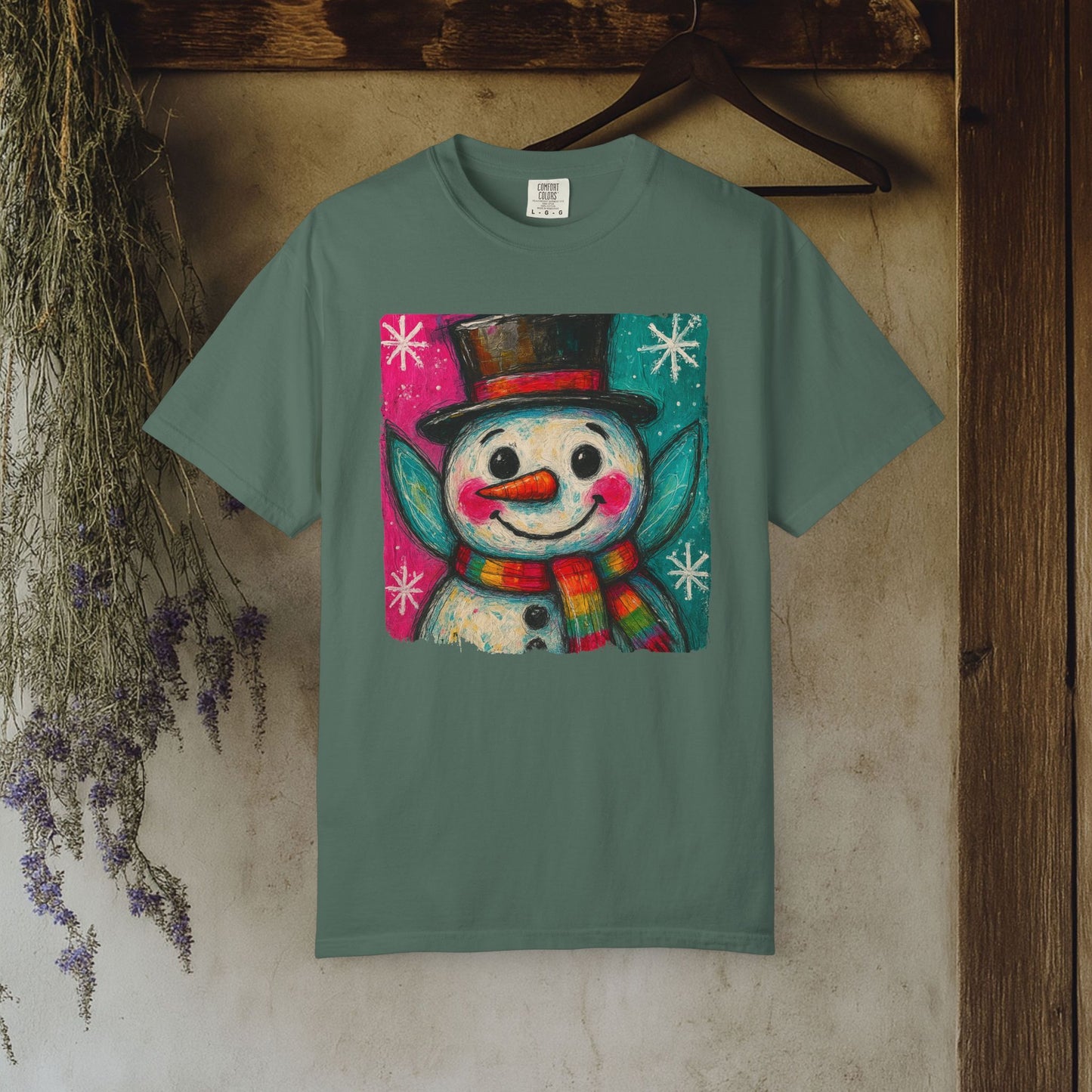 Snowman Holiday T‑Shirt — Cute Festive Snowman Graphic Tee