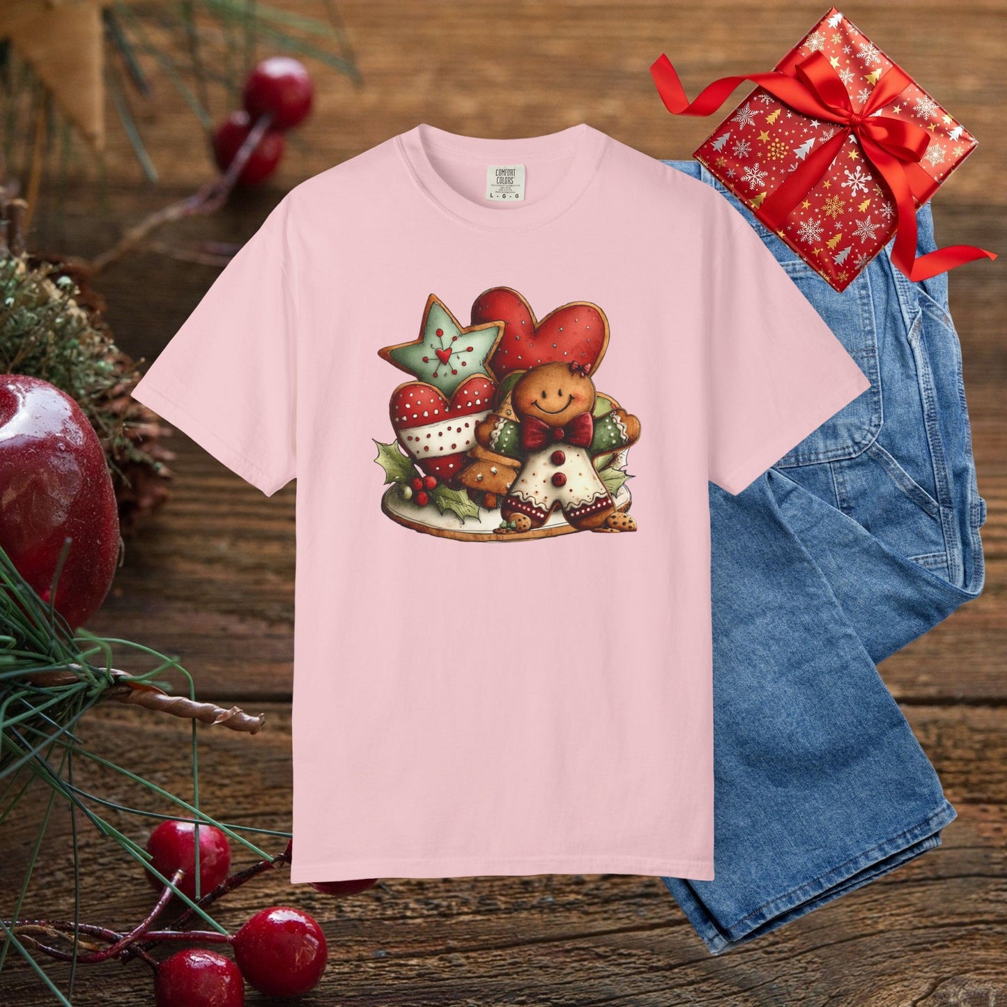 Christmas Gingerbread Cookie Crew T-Shirt