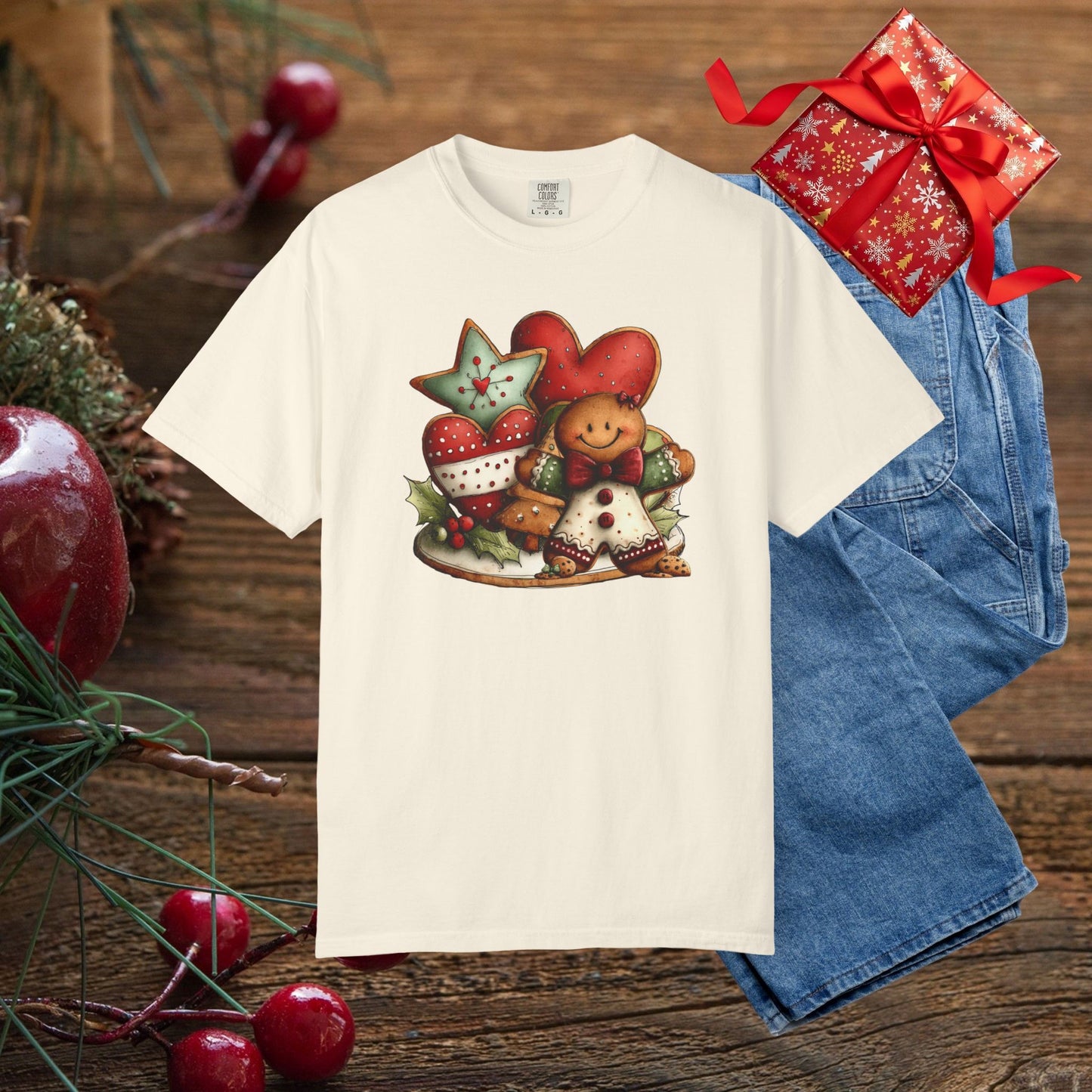 Christmas Gingerbread Cookie Crew T-Shirt