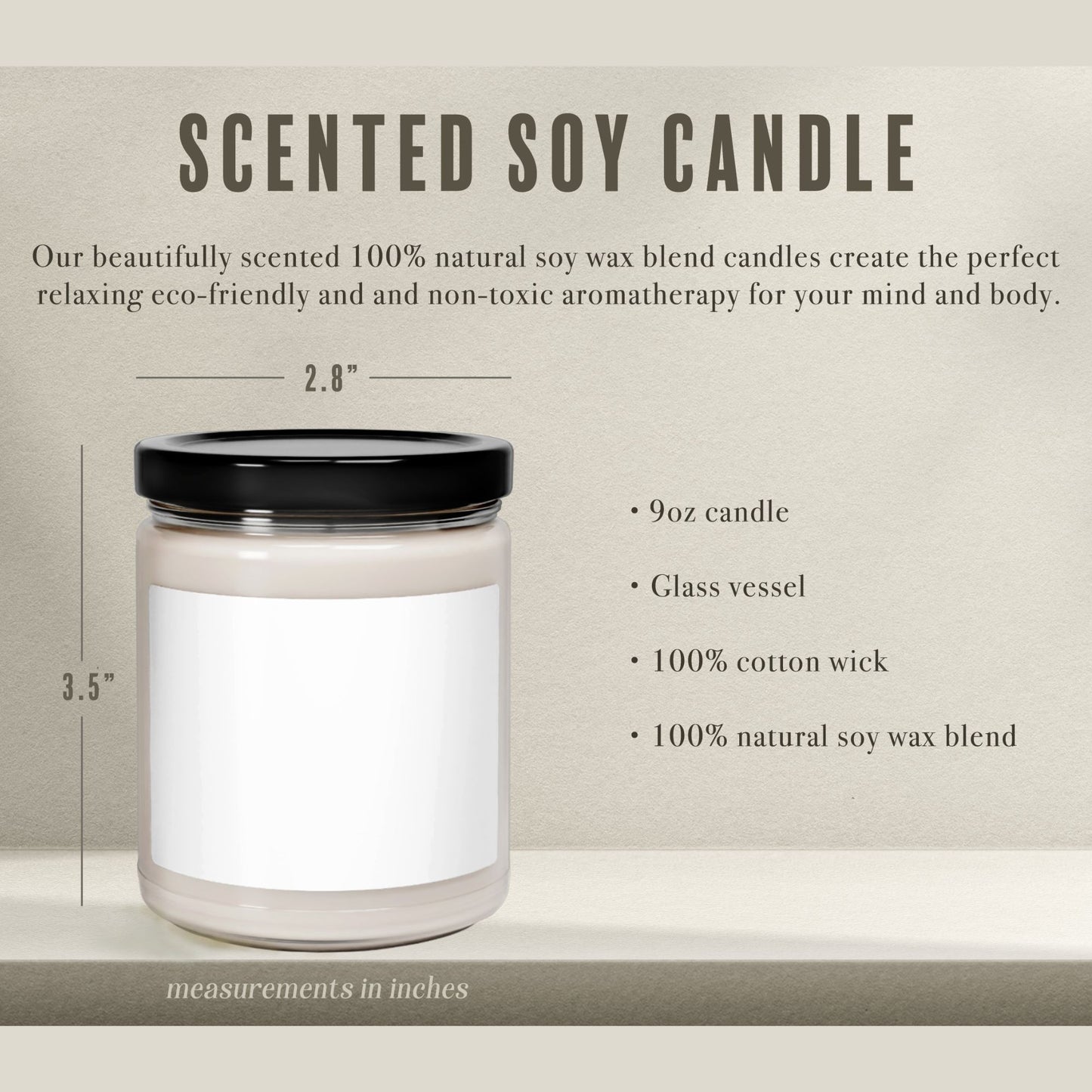 Fairy Dust Soy Candle 9oz — Woodland Pine & Vanilla Scented Jar