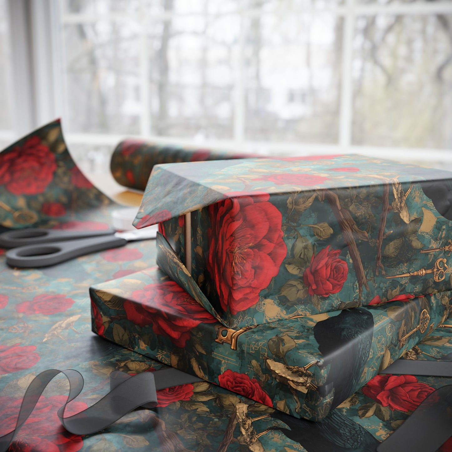Enchanted Raven Gift Wrap